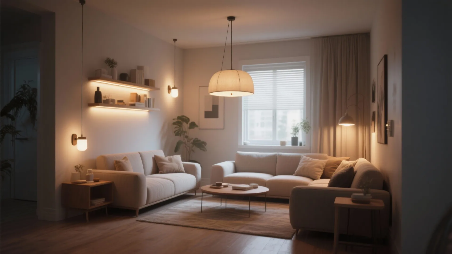 2. Layered Lighting Zones