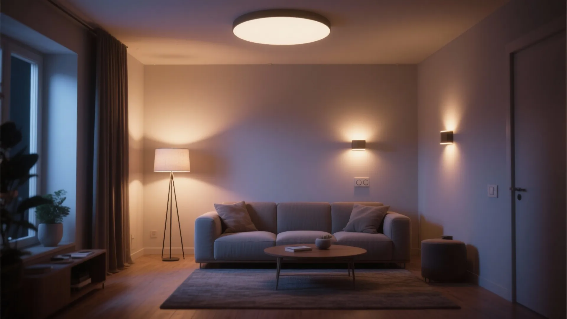 2. Layered Lighting with Dimmer Compatibility