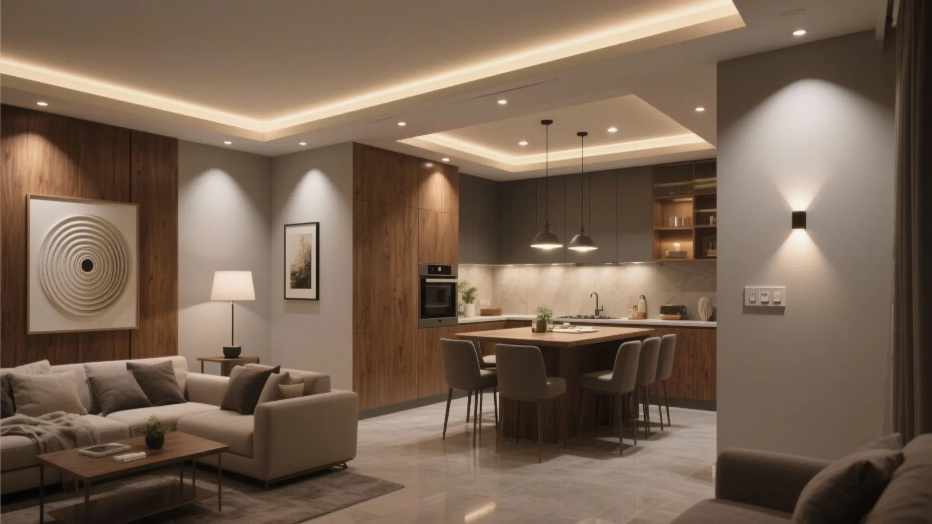 Layered Lighting: Ambient, Task, and Accent