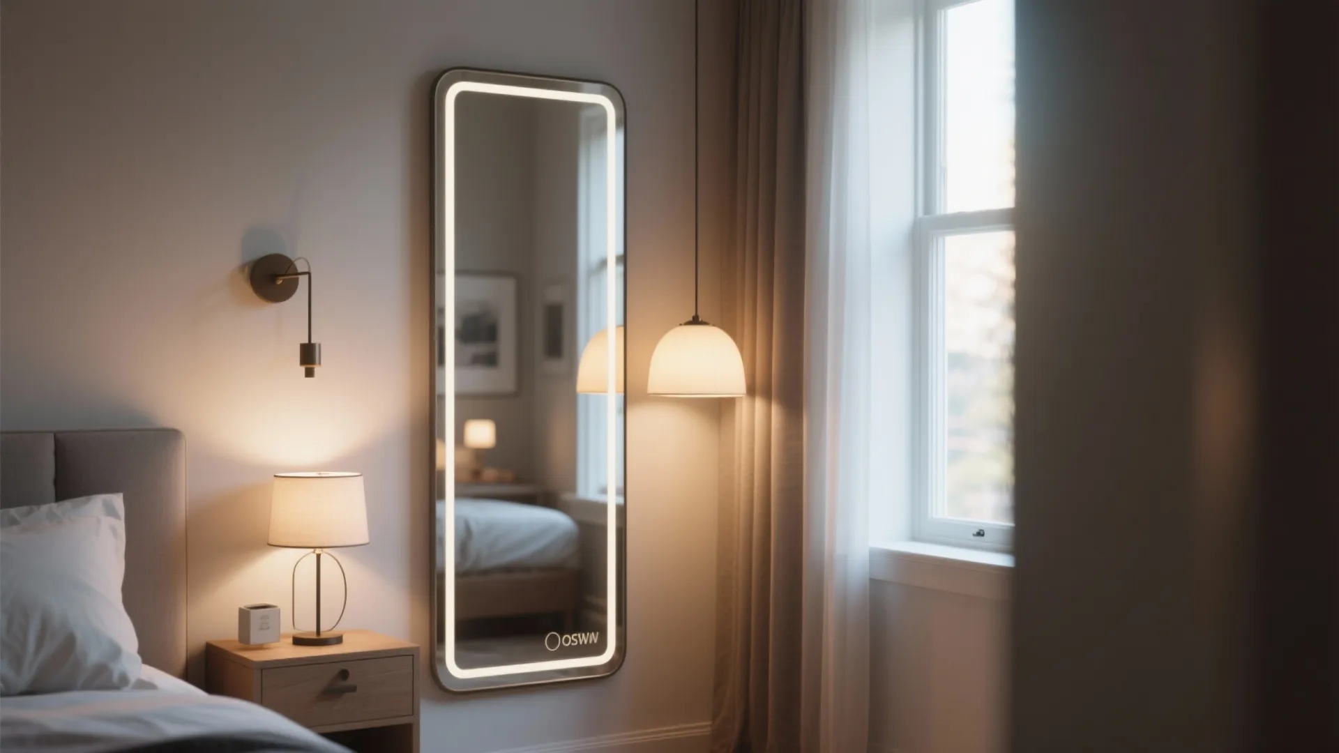 1. Layered Lighting and Mirrors