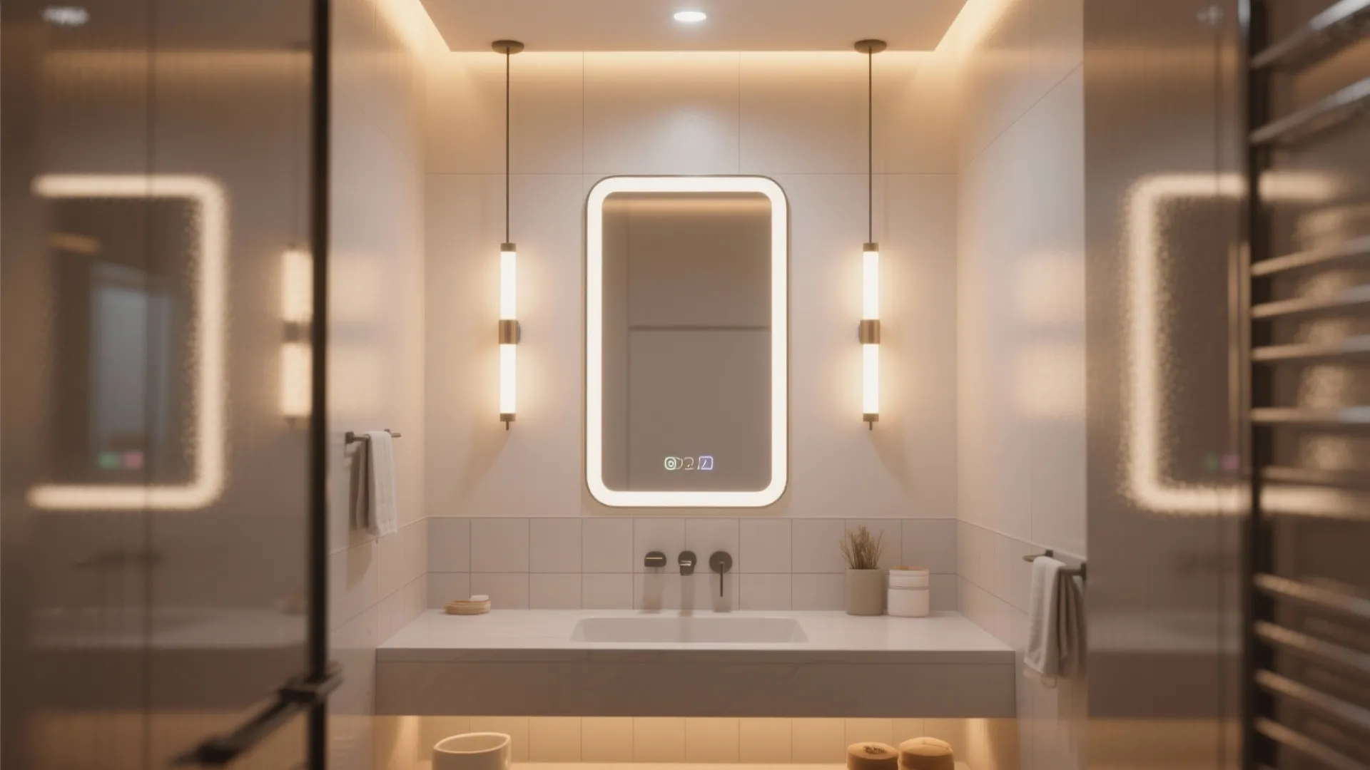 Layered Lighting with Smart Mirrors