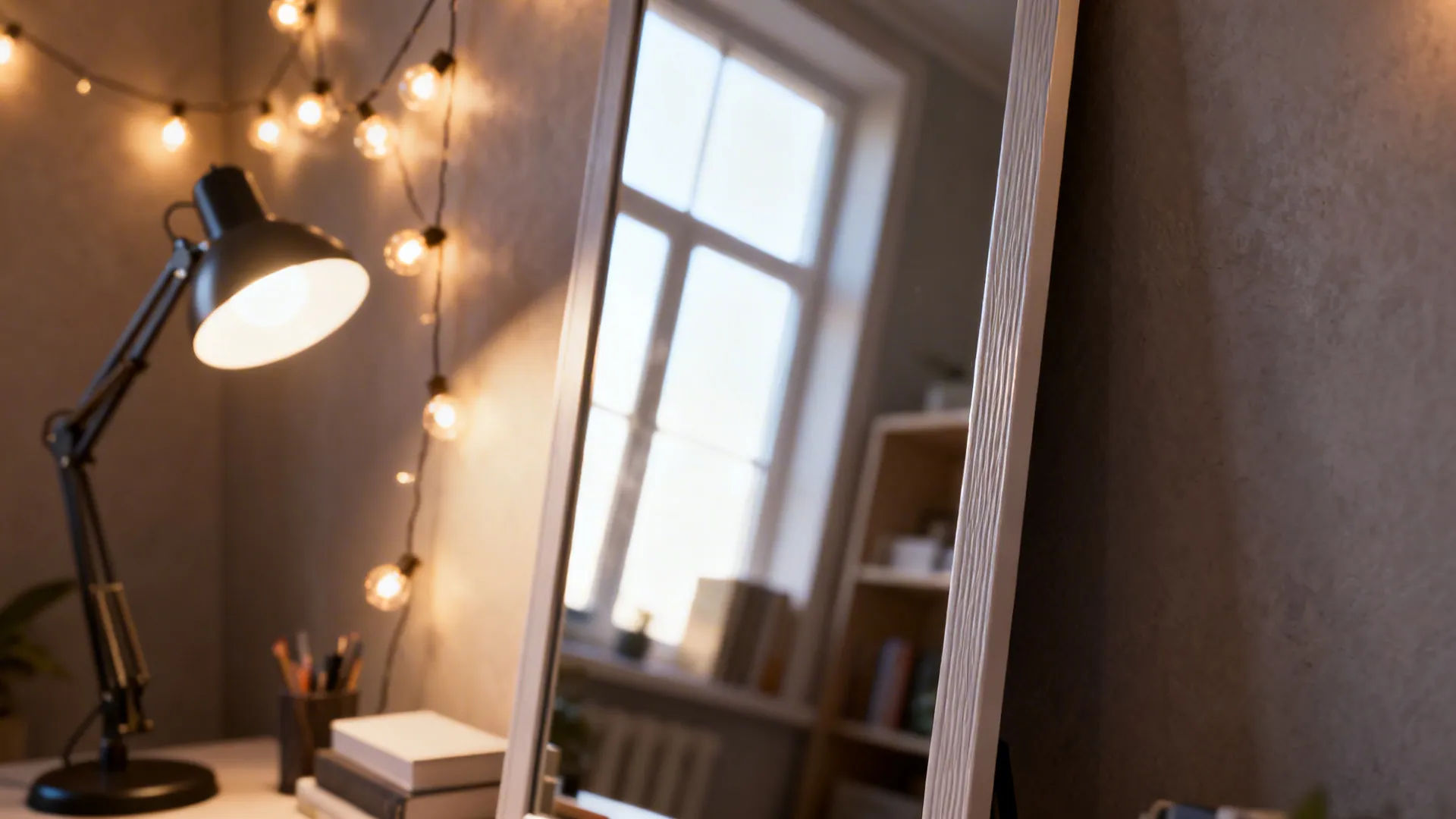 4. Layered lighting and clever mirrors