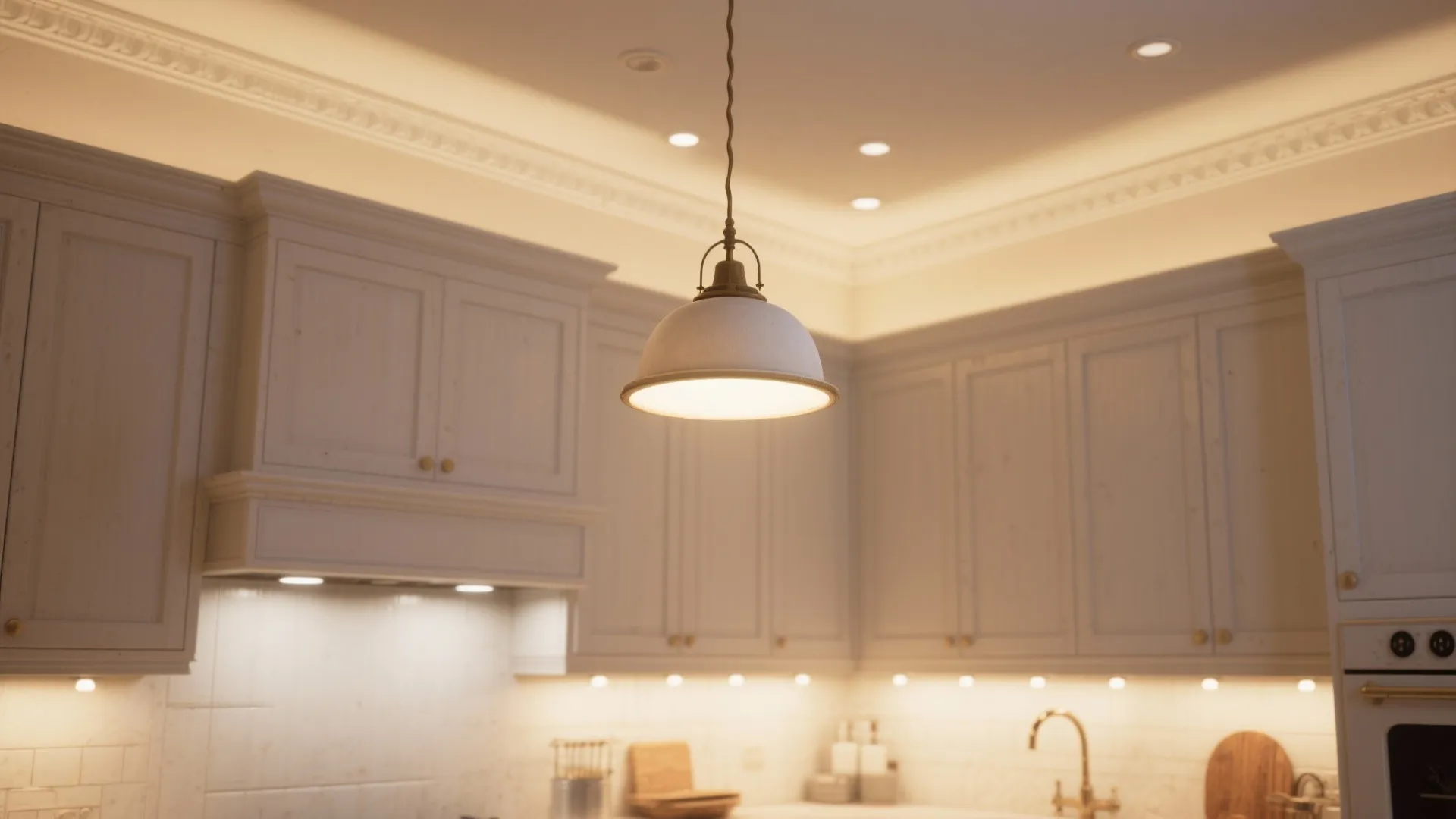 5. Layered Lighting and Subtle Molding