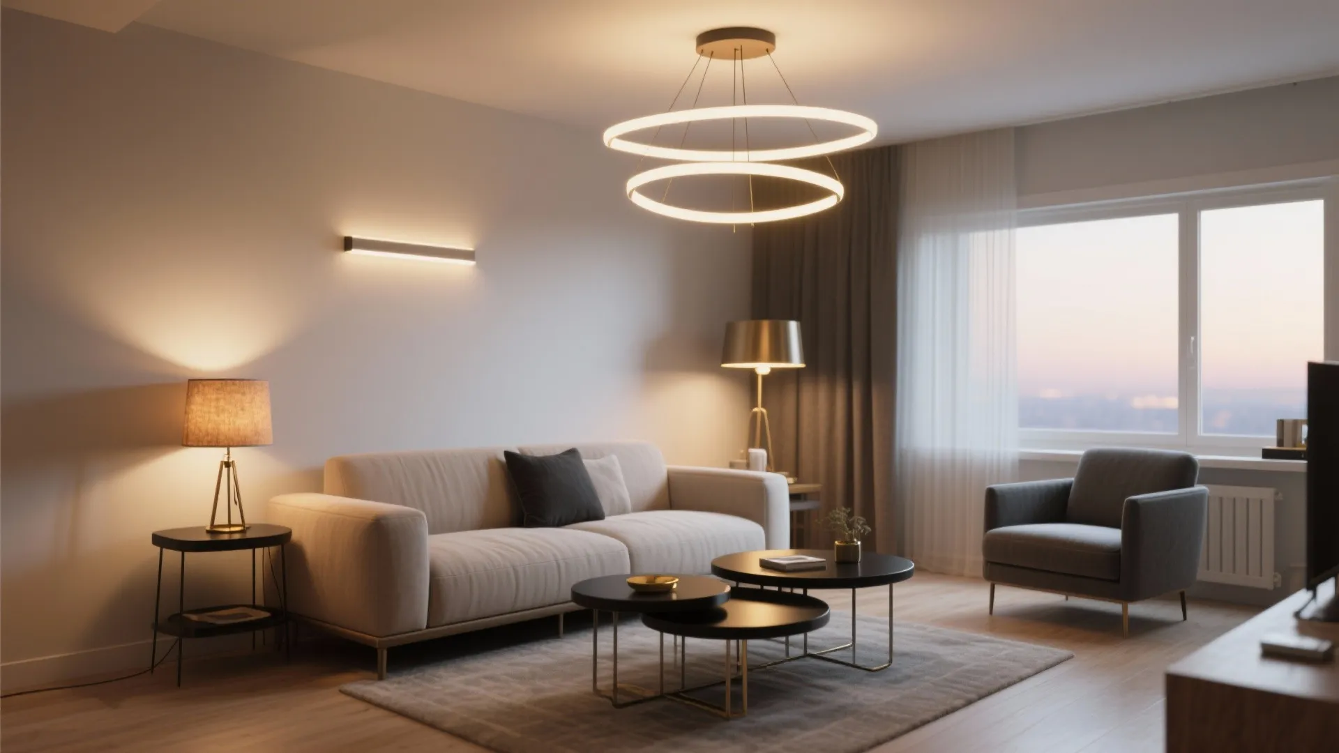 Flexible lighting and convertible pieces