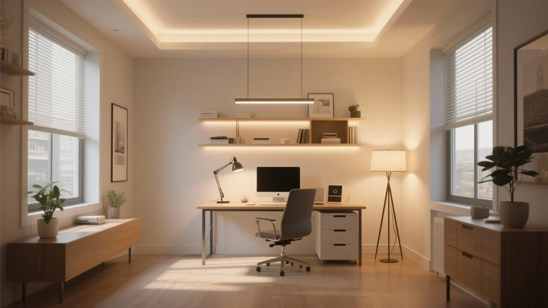 7. Layer lighting for all-day comfort