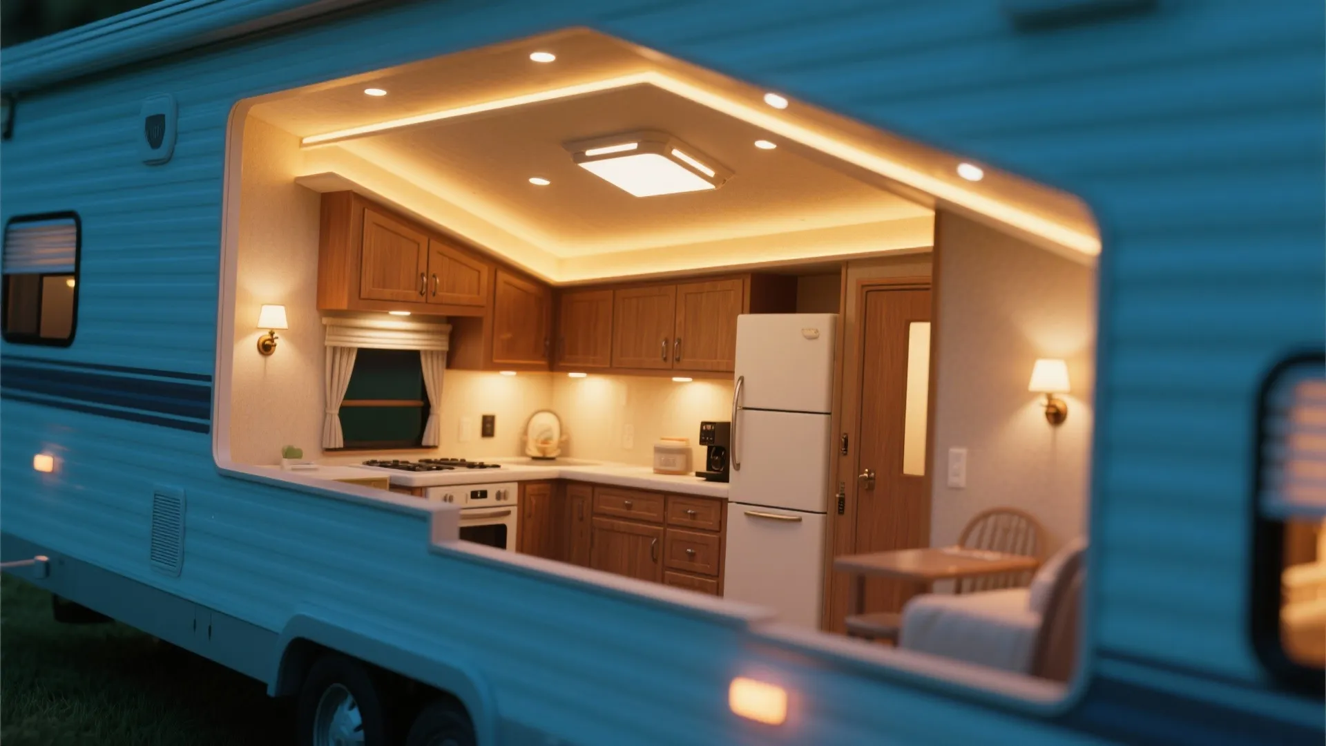 6. Zoned lighting layers