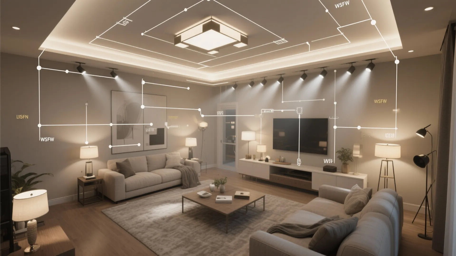 9. Layered lighting strategy