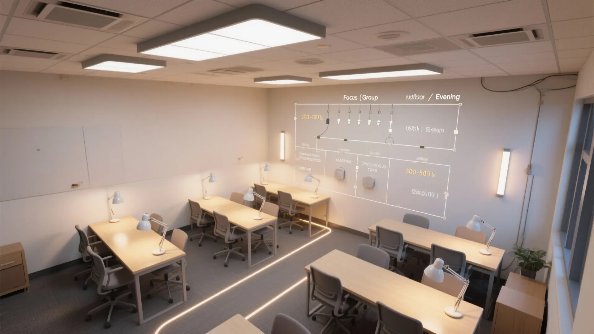 2) Layered Lighting That Respects Circadian Rhythm