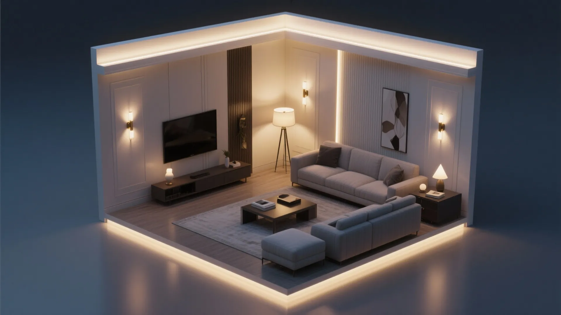 3) Layered Lighting: Ambient, Accent, and Task