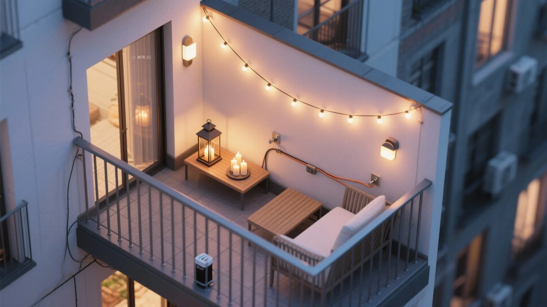 Layered Warm Lighting for a Winter Glow