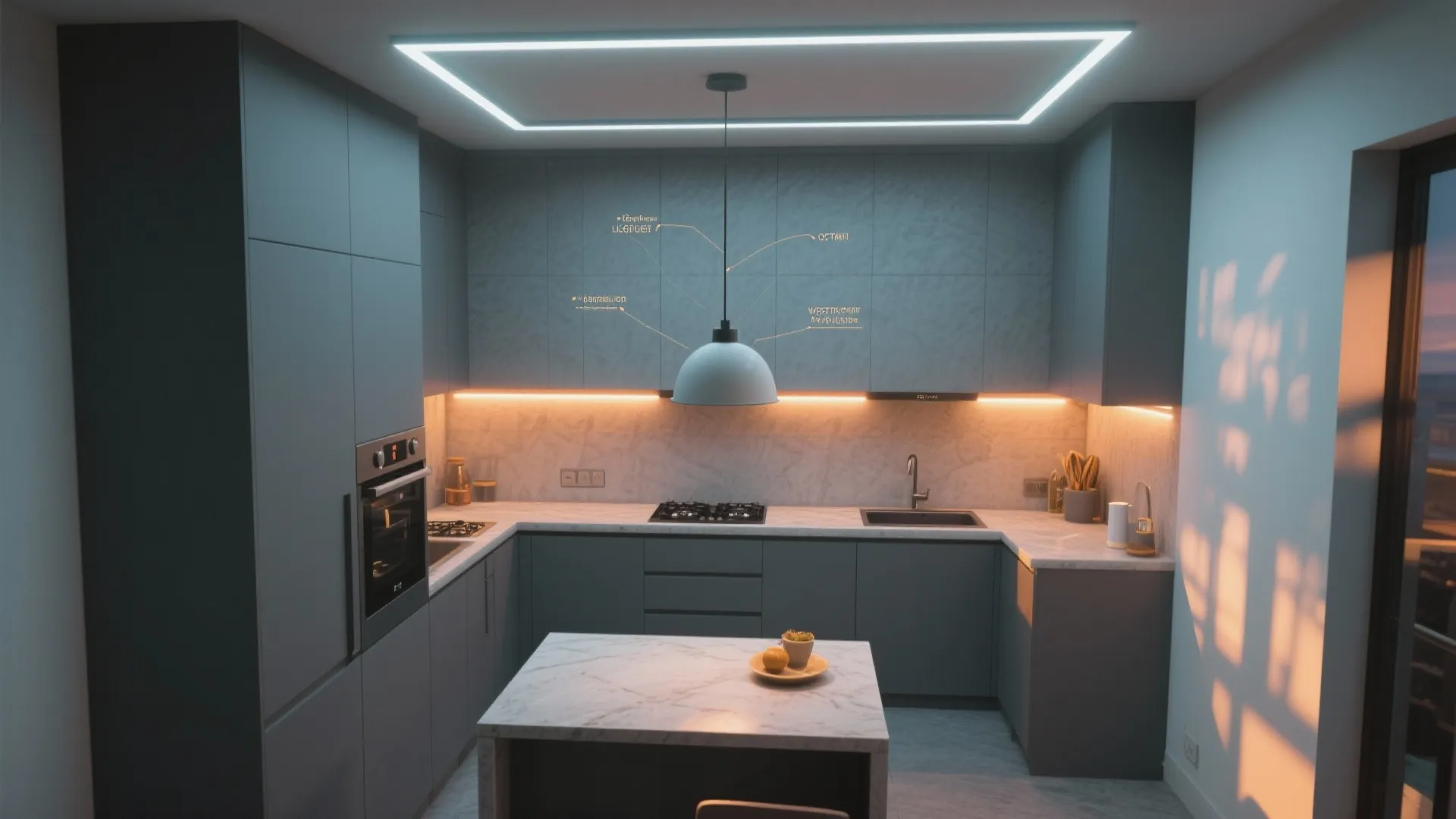 4. Layered lighting to avoid the ‘cold grey’ trap