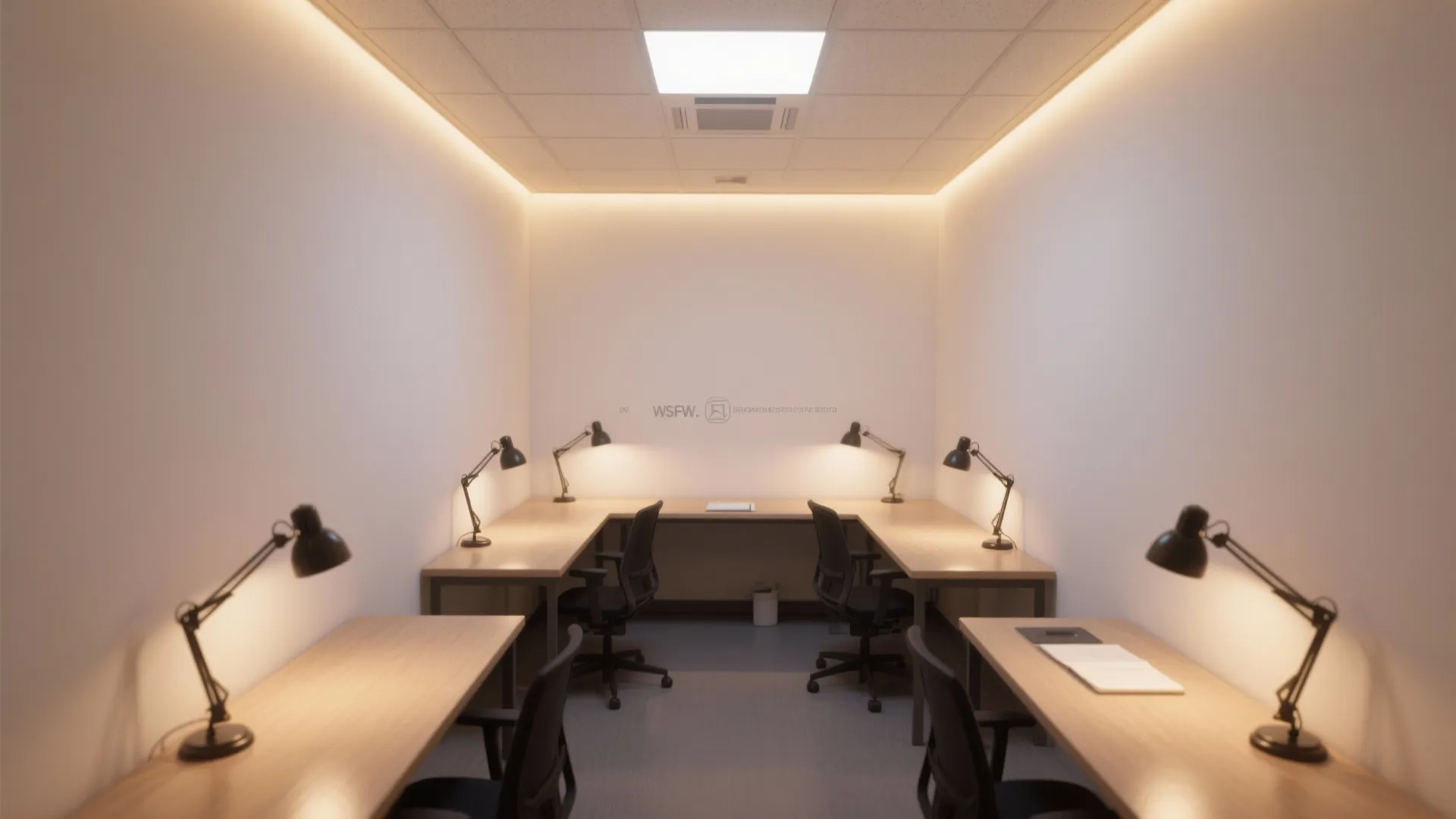 Layered lighting for focus and comfort