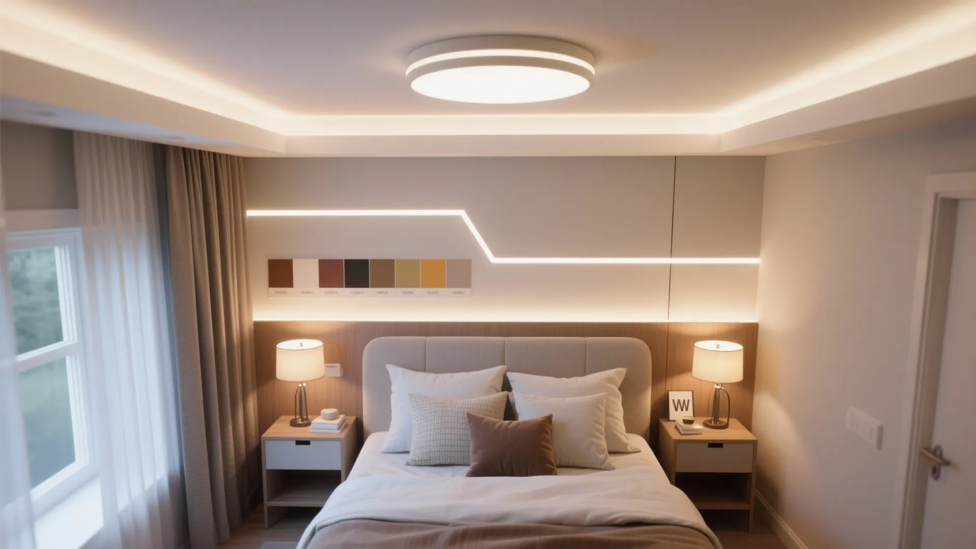 5. Layered Lighting with Contrast Colors