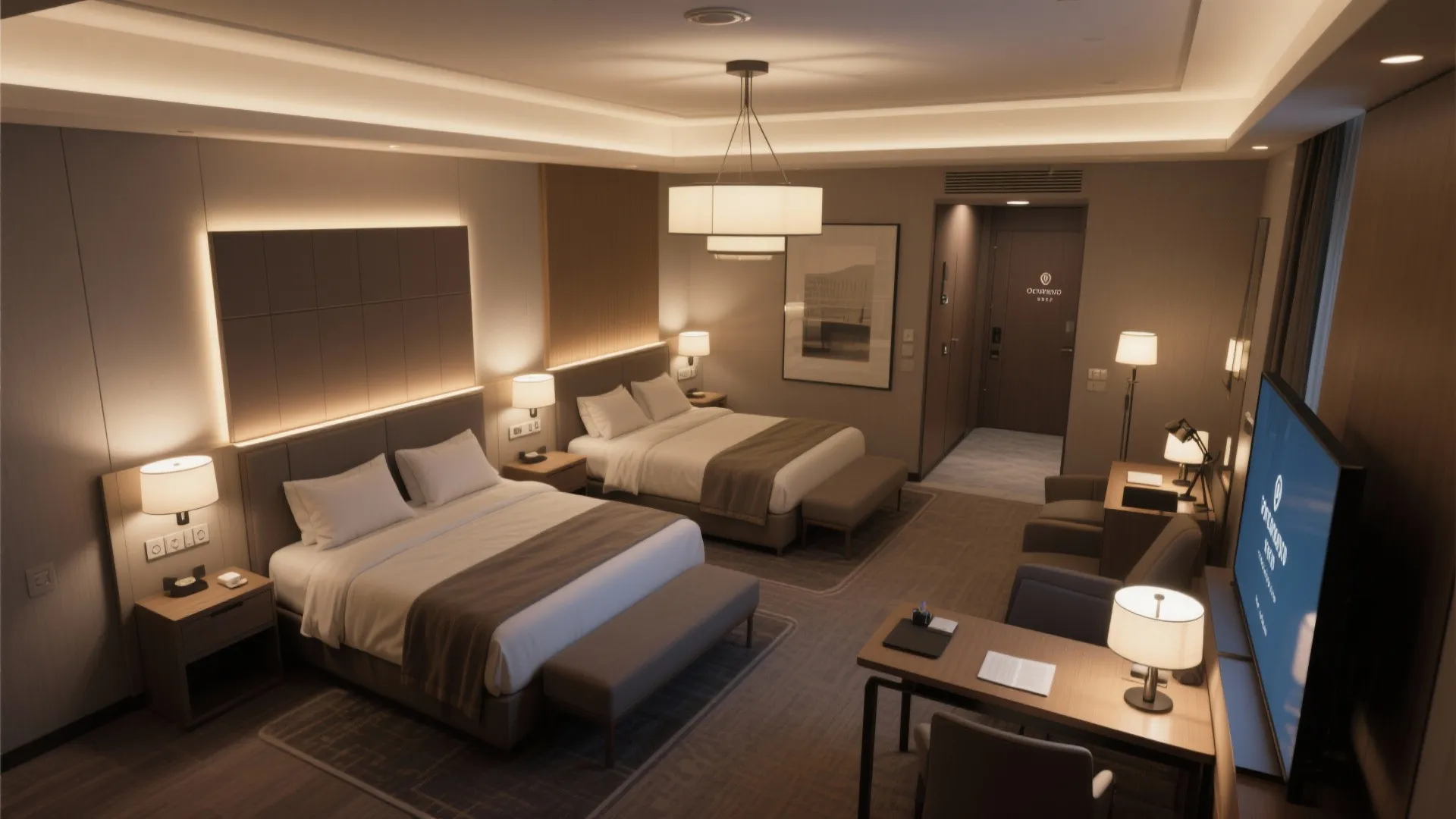 4. Layered lighting for mood and function