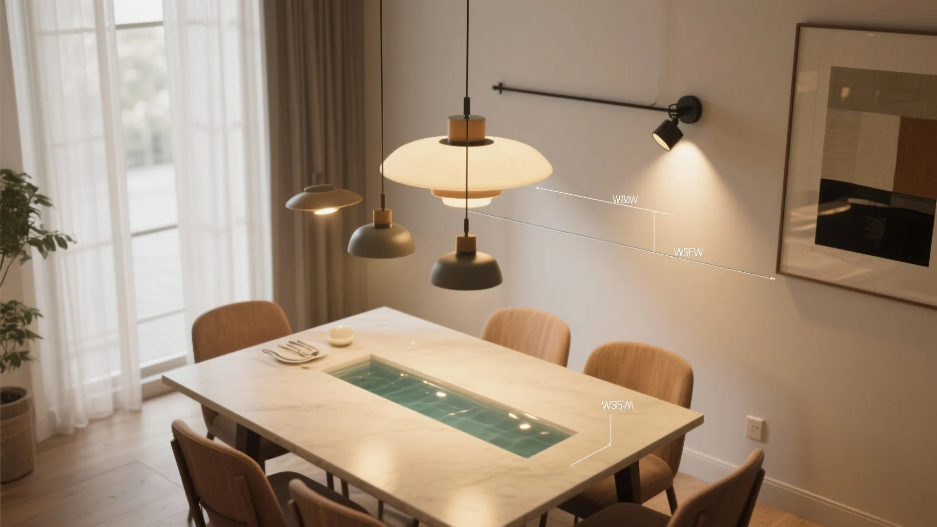 1. Layered Lighting: Mix ambient, task, and accent