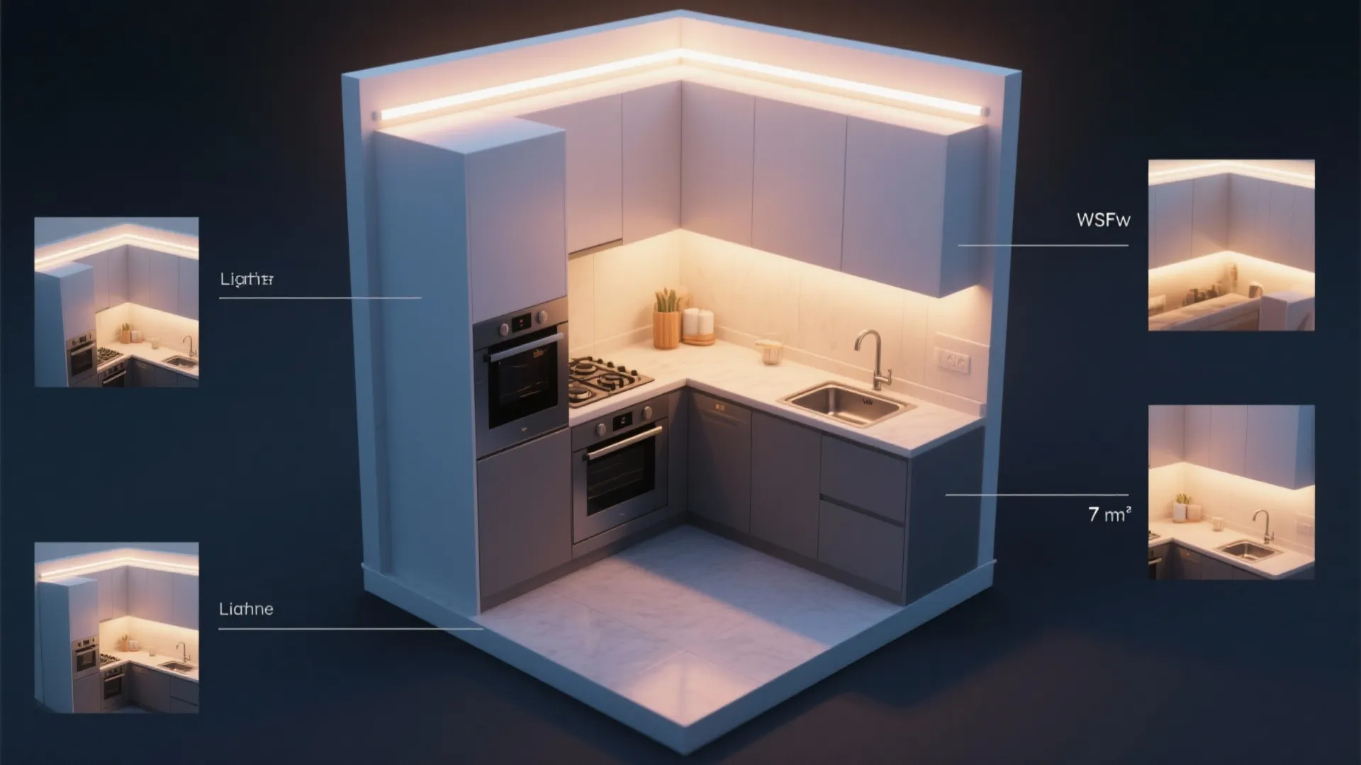 Layered Ambient + Task Lighting (Festival-Inspired)