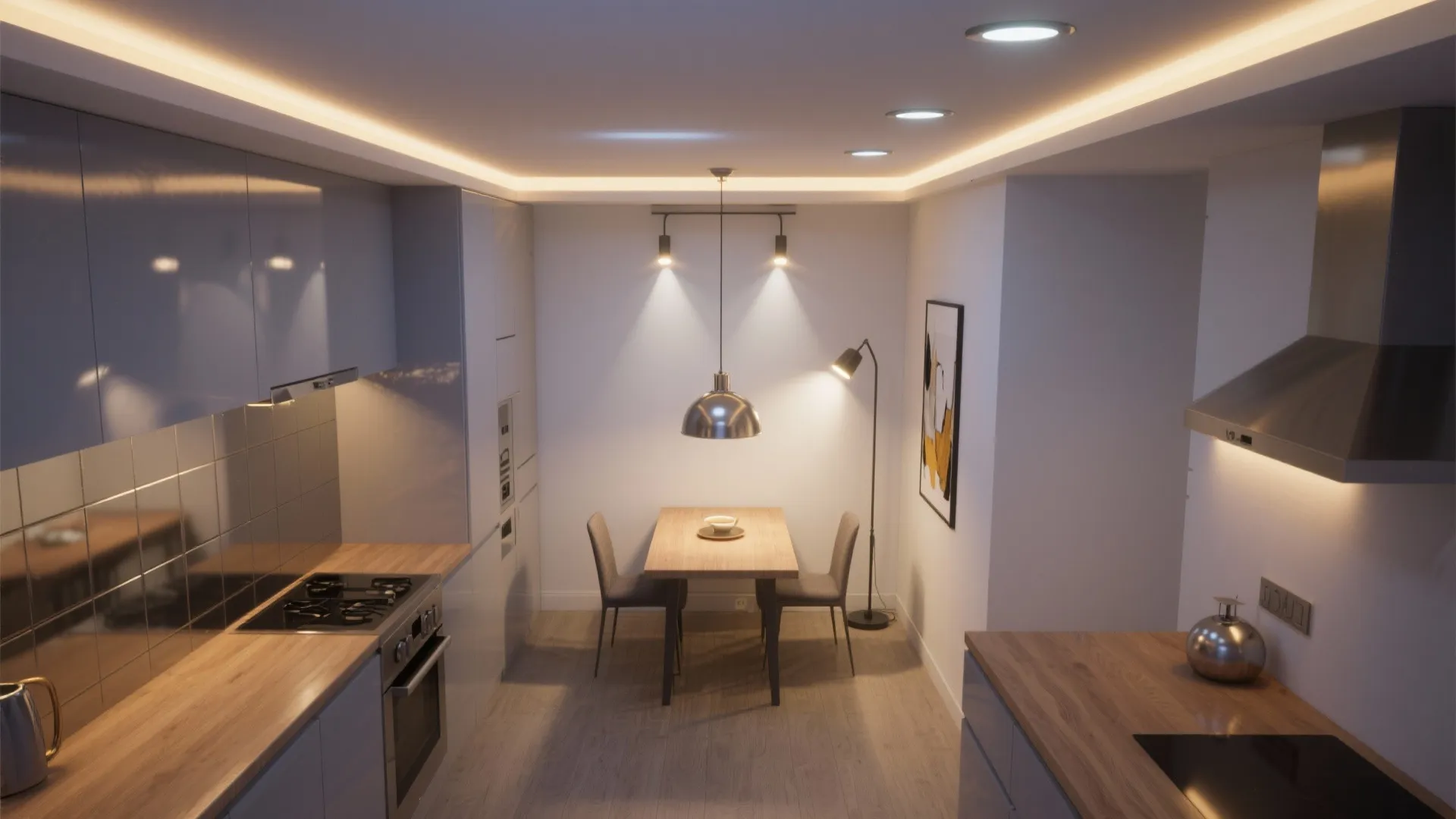 1. Layered Lighting: Ambient, Task, Accent