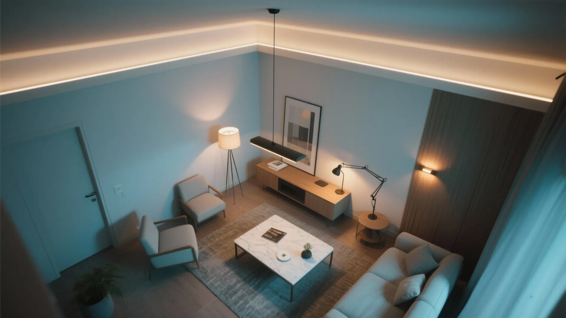 1. Layered lighting for depth