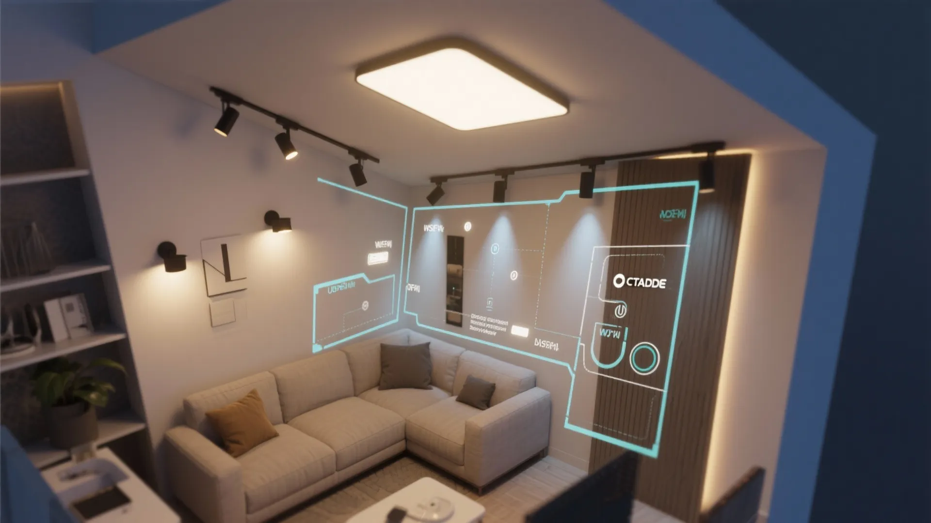 5. Layered Lighting with Dimmers