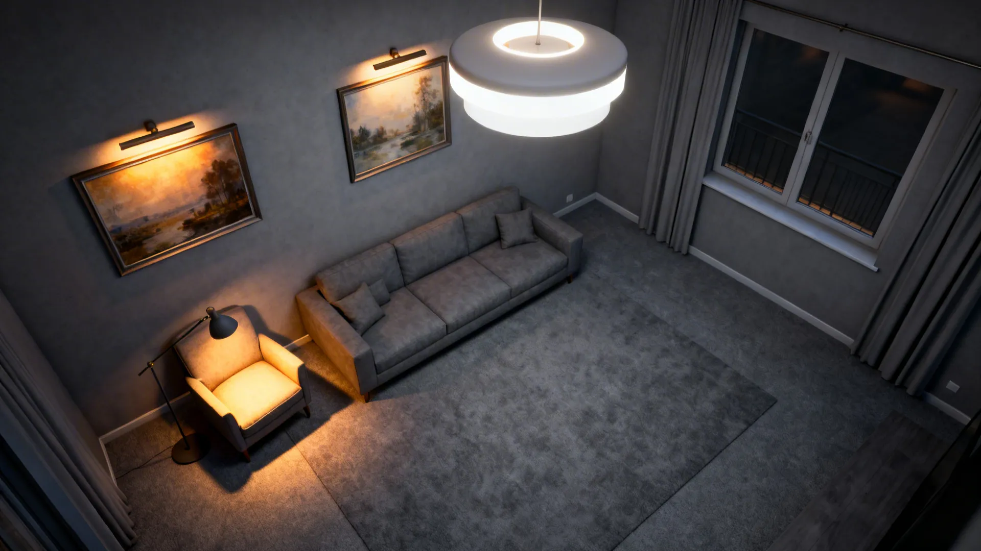 5. Layered Lighting for Mood and Function