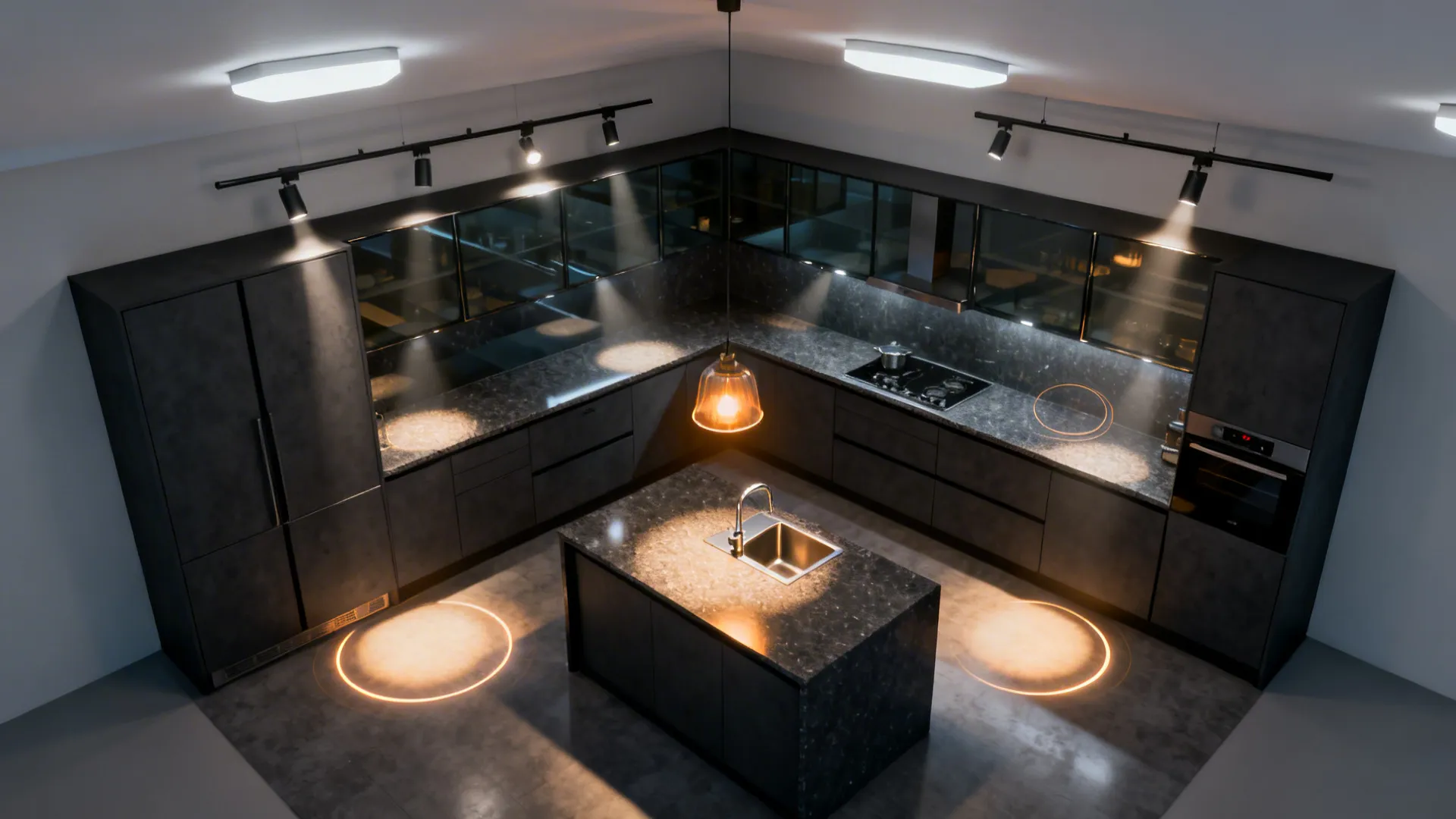 Layered Lighting on Dimmers