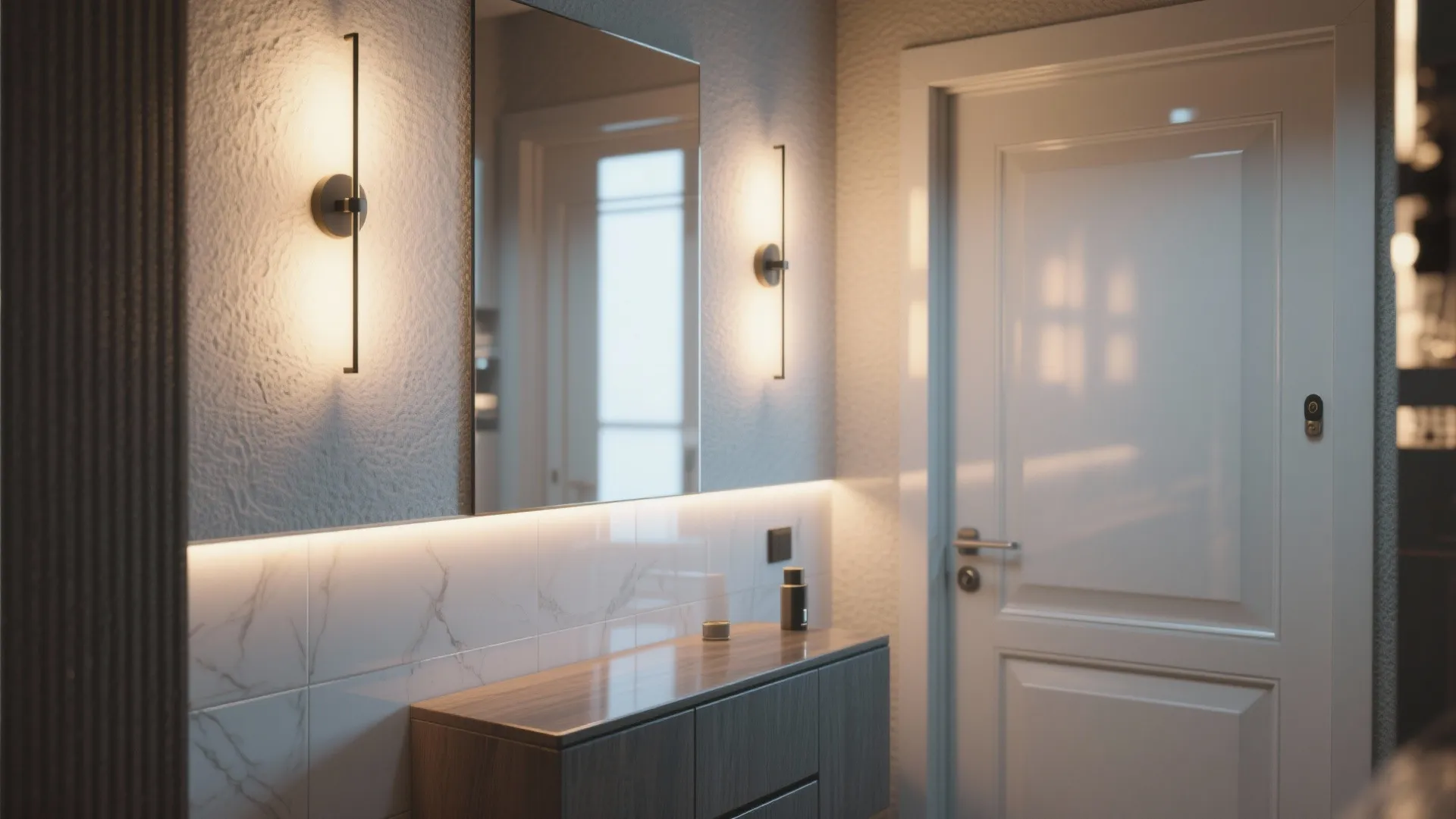 5. Layered Lighting and Reflective Surfaces