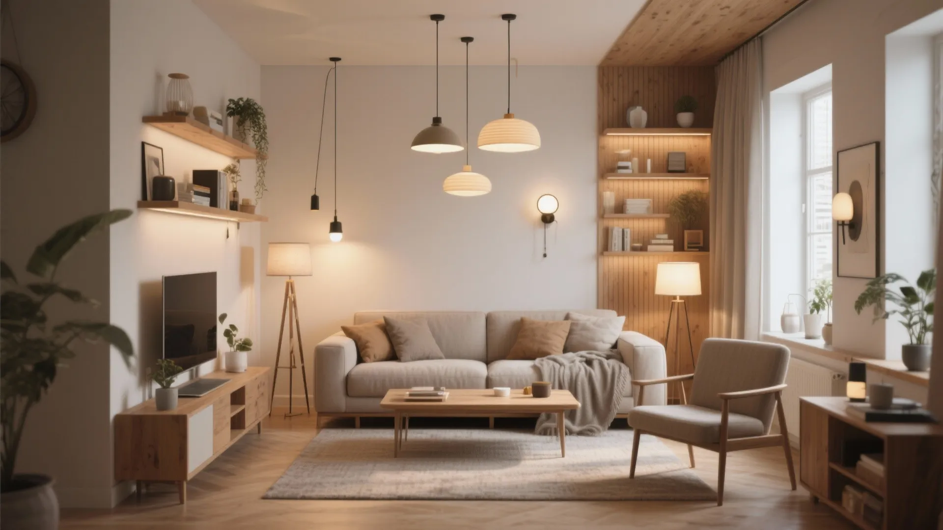 Layered Lighting for Depth