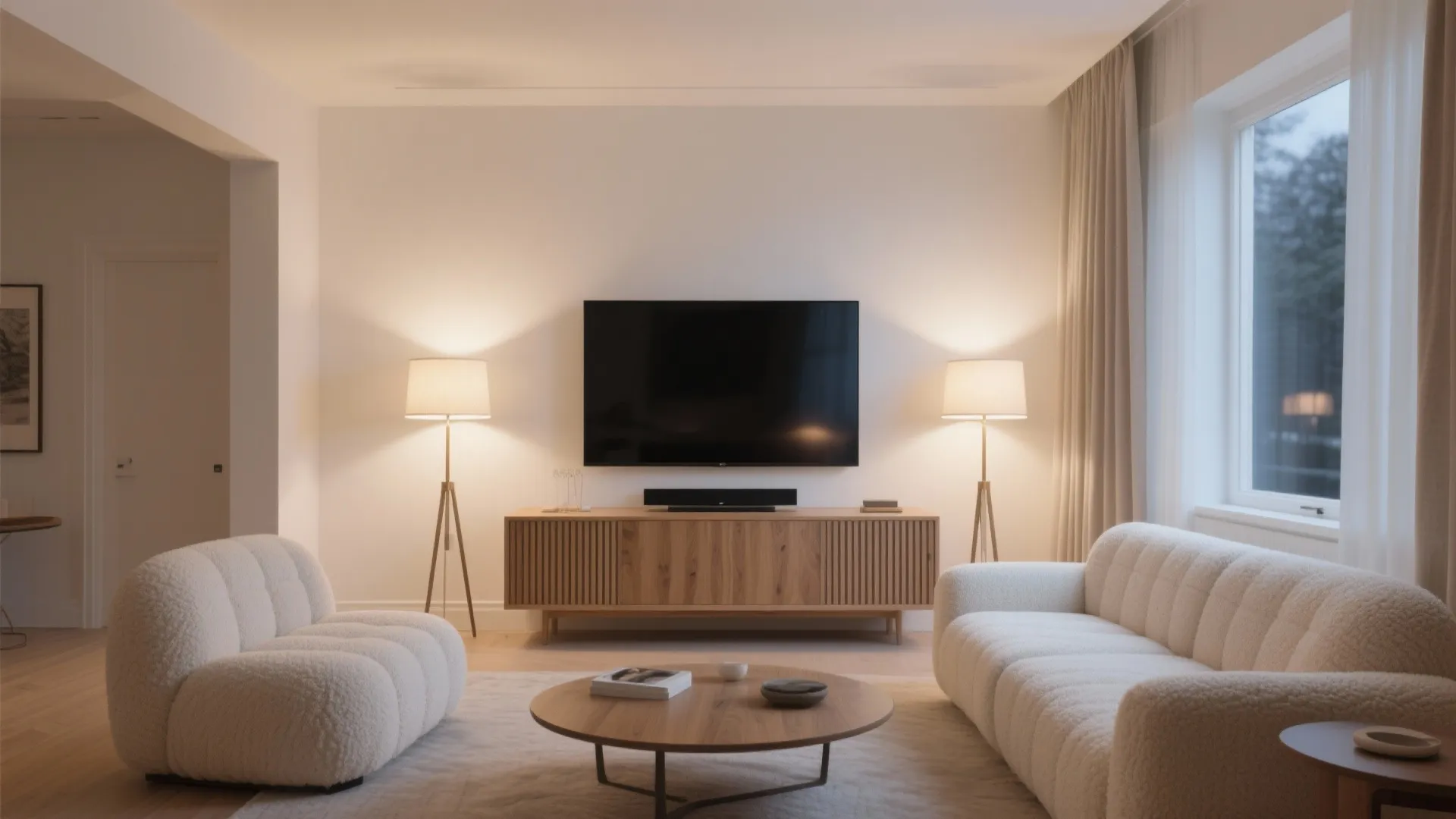 Light palette with layered texture and dimmable lighting