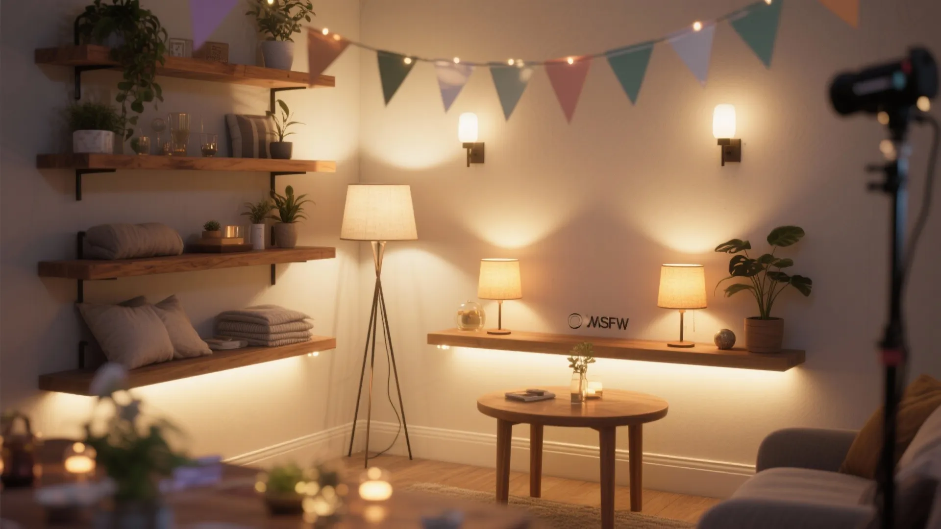 Layered lighting that flatters and functions