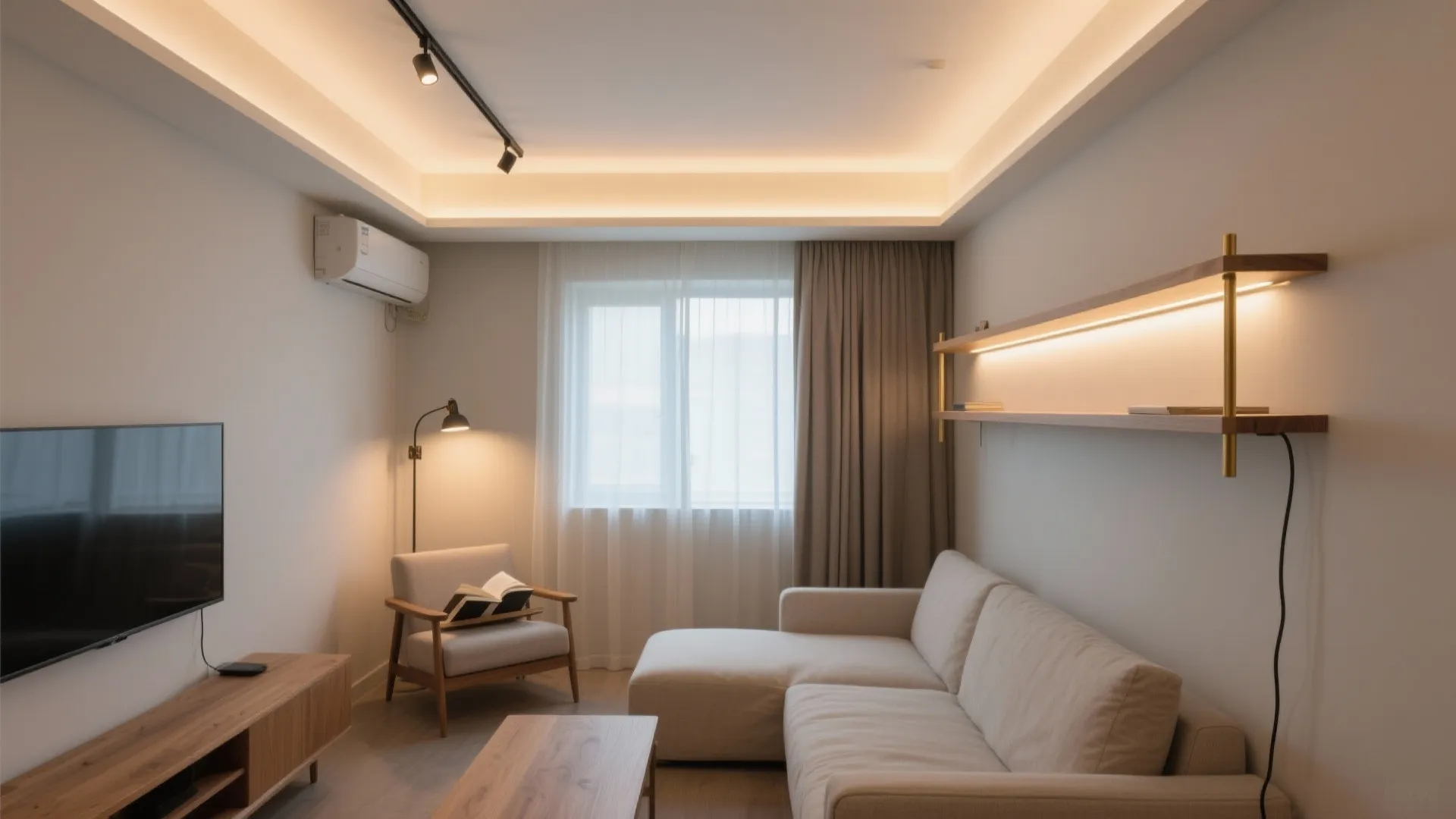 Layered Lighting That Feels Bigger Than the Room