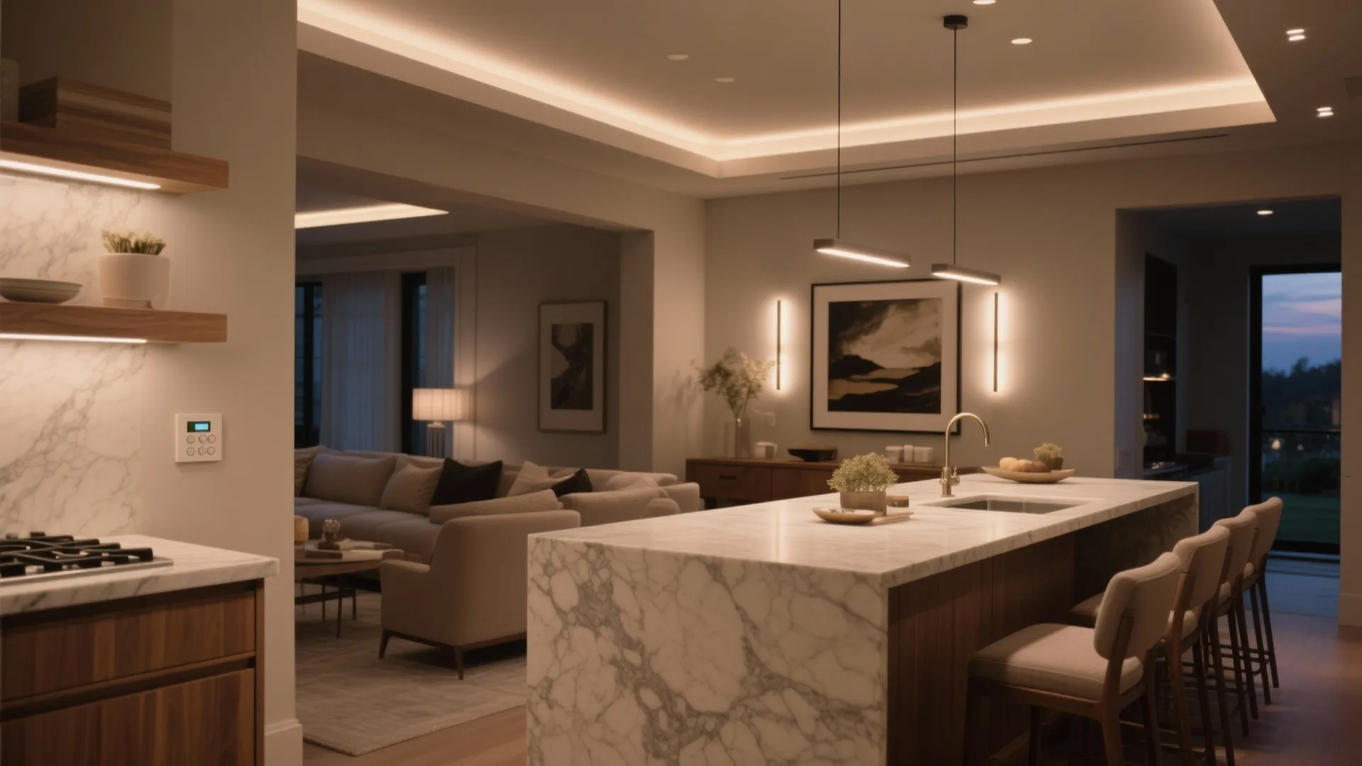 2) Layered Lighting That Performs Like Theater