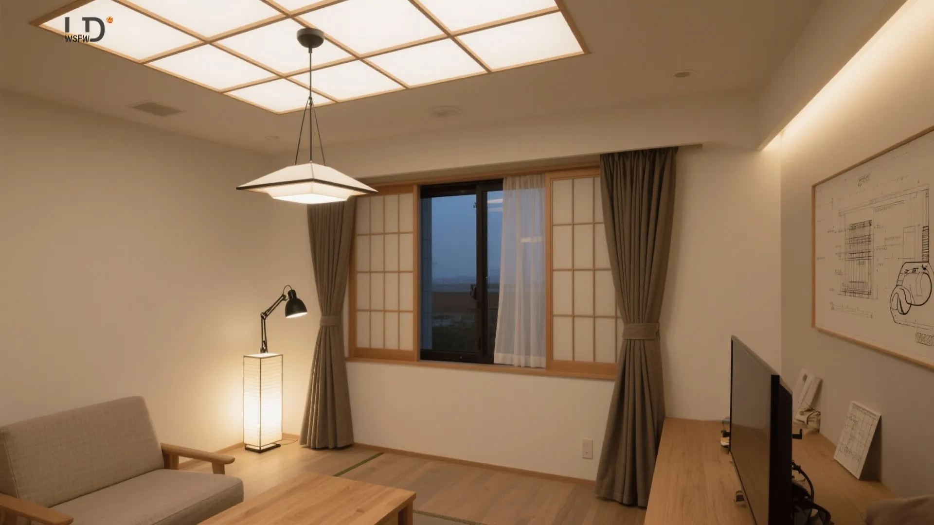 Tips 4: 窓まわりと照明で奥行きを演出（京都の柔光×大阪の機能）