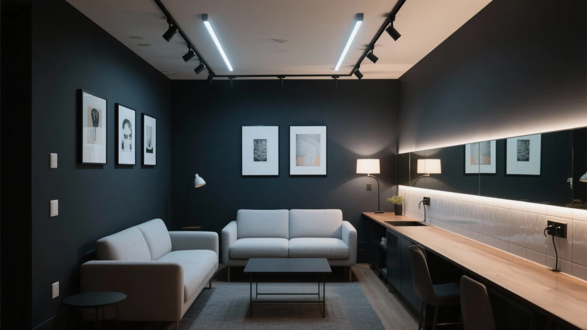 5) Shadow-Play Lighting: Layered Light on Deep Walls