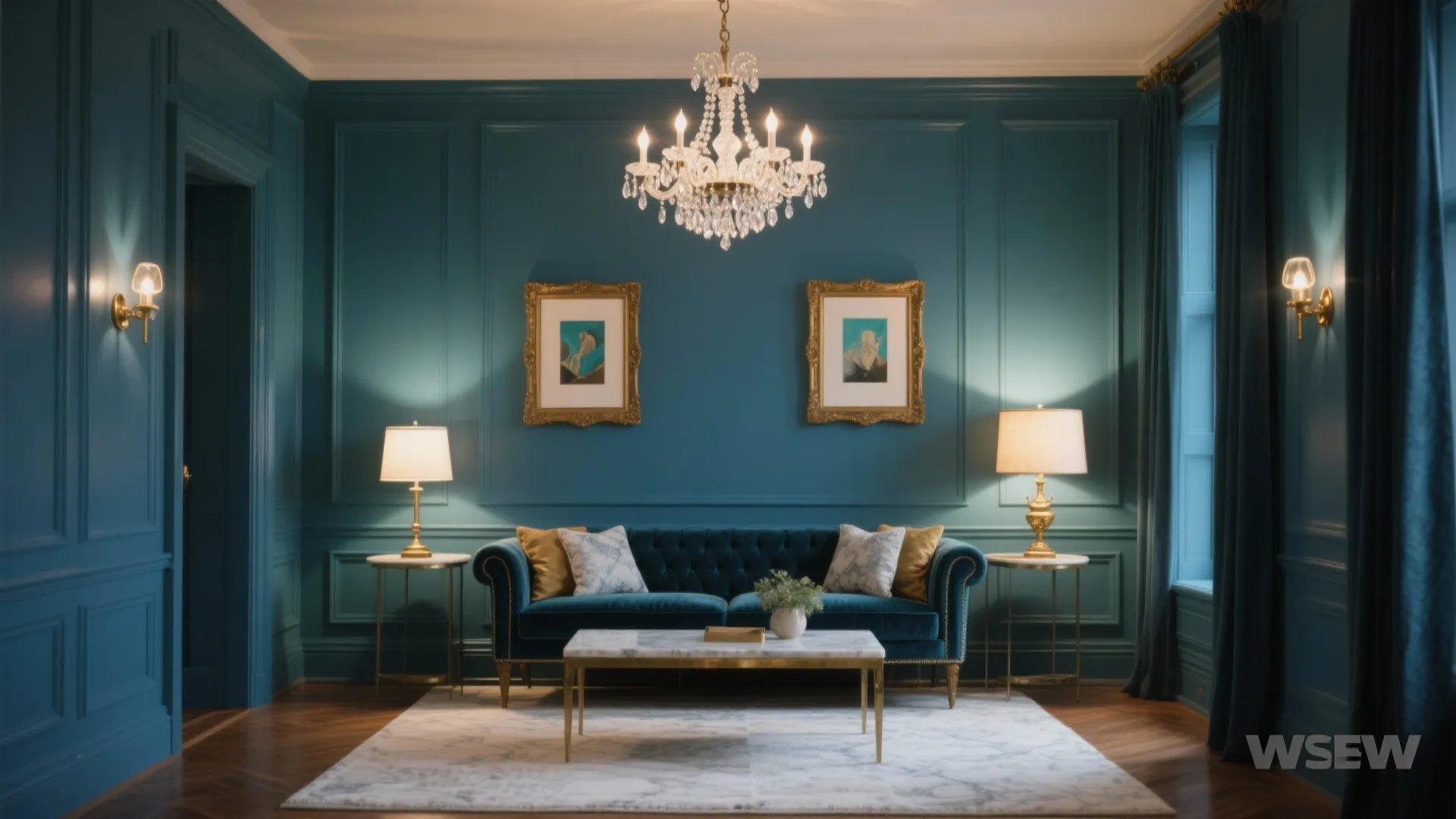 Statement Lighting: Chandeliers and Picture Lights