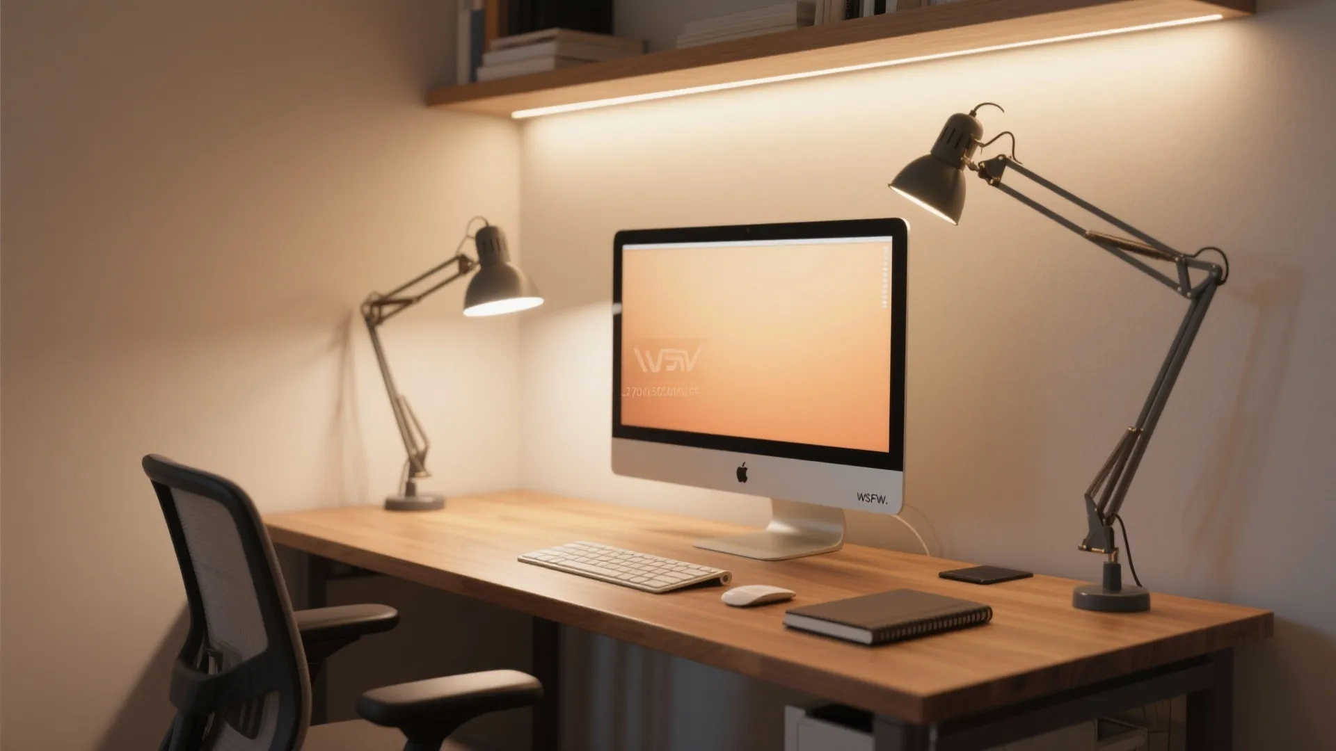 Layered lighting for focus and comfort