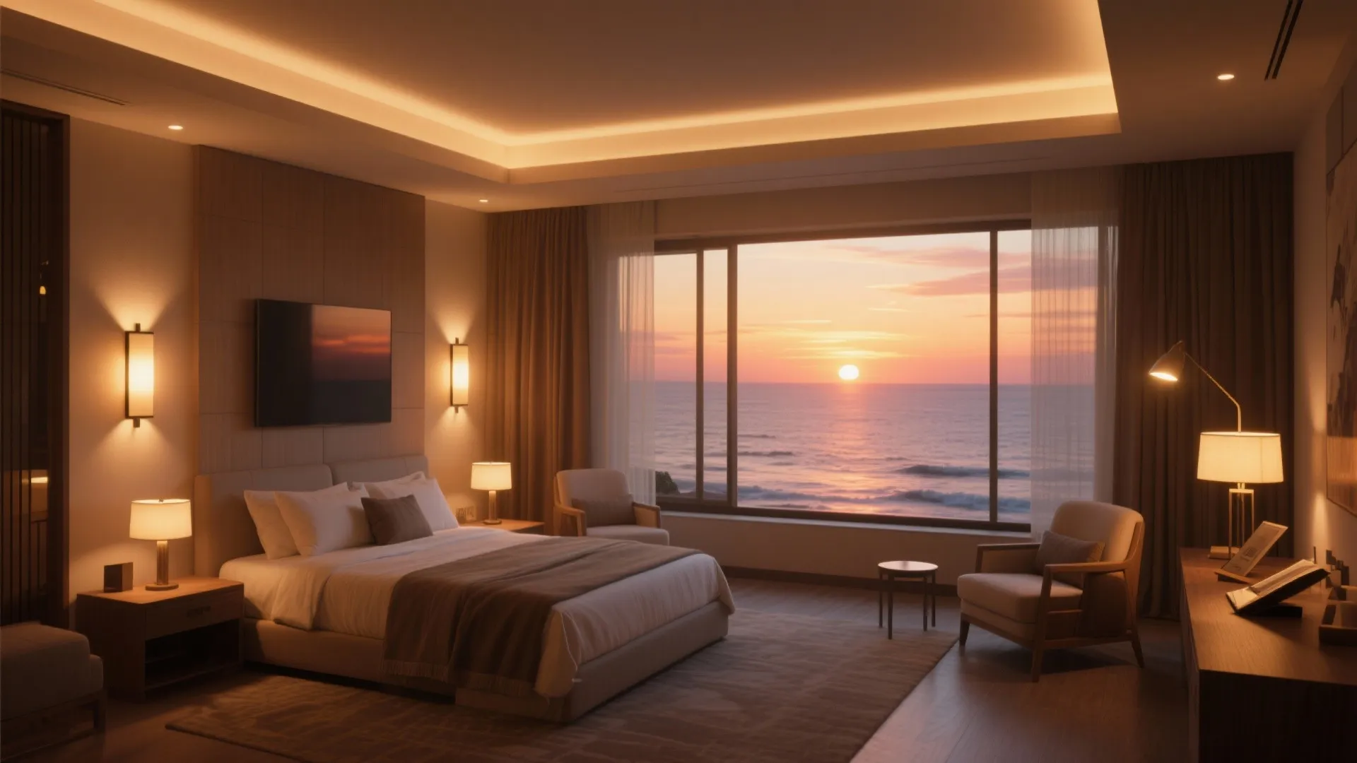 5. Smart lighting and layered ambiance