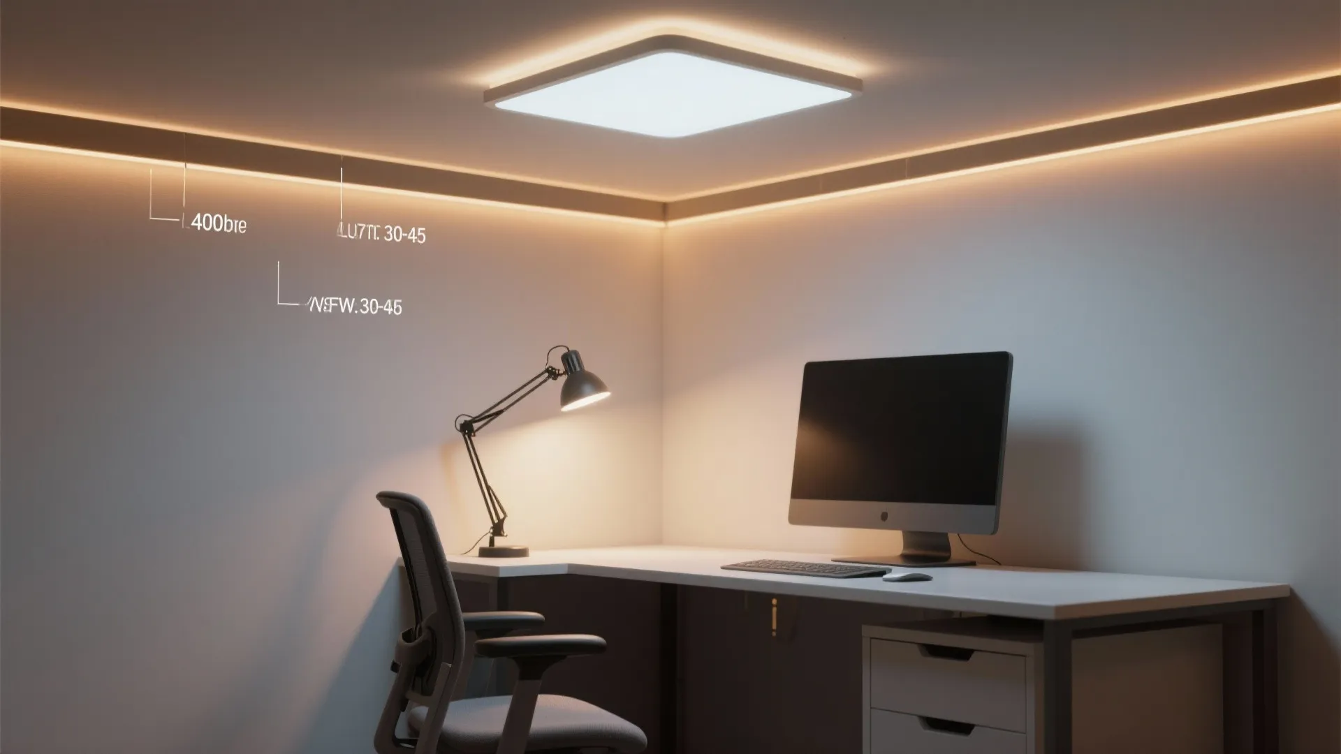 Task lighting with layered control