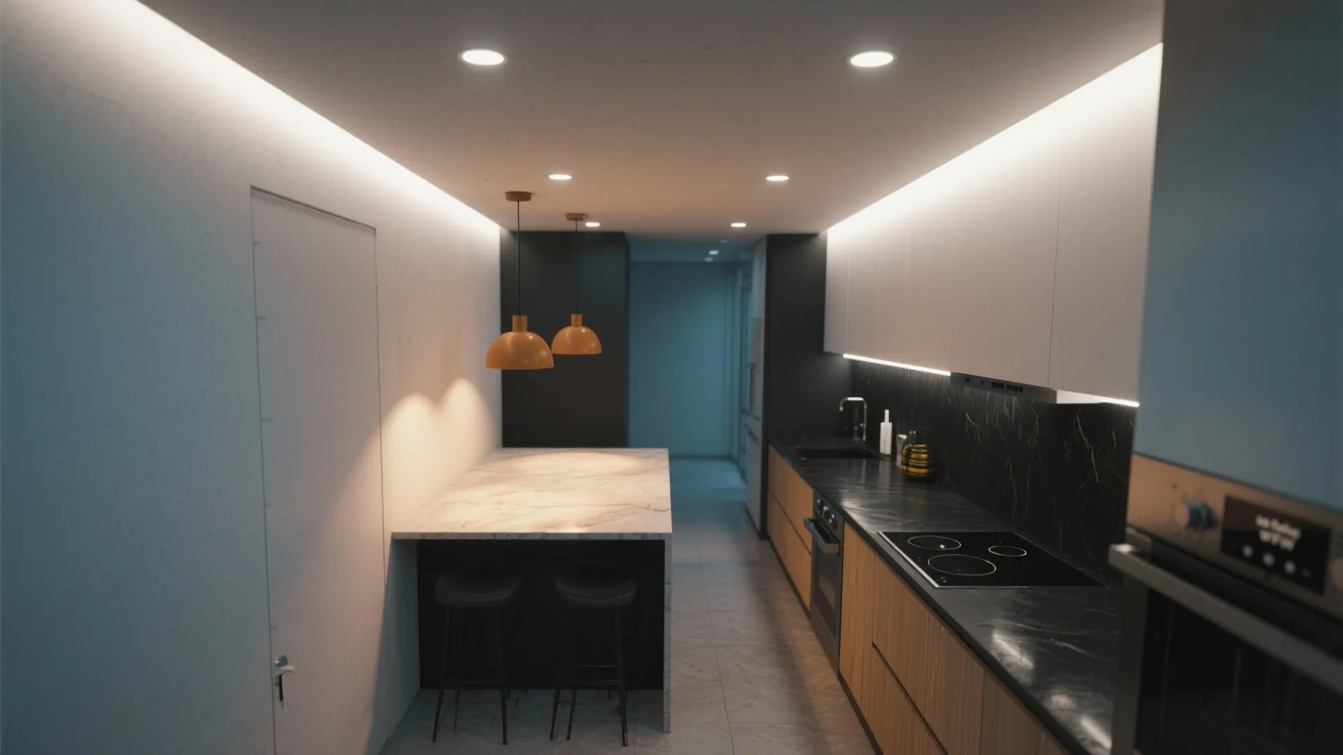 4. Layer lighting to prevent the "cave" effect