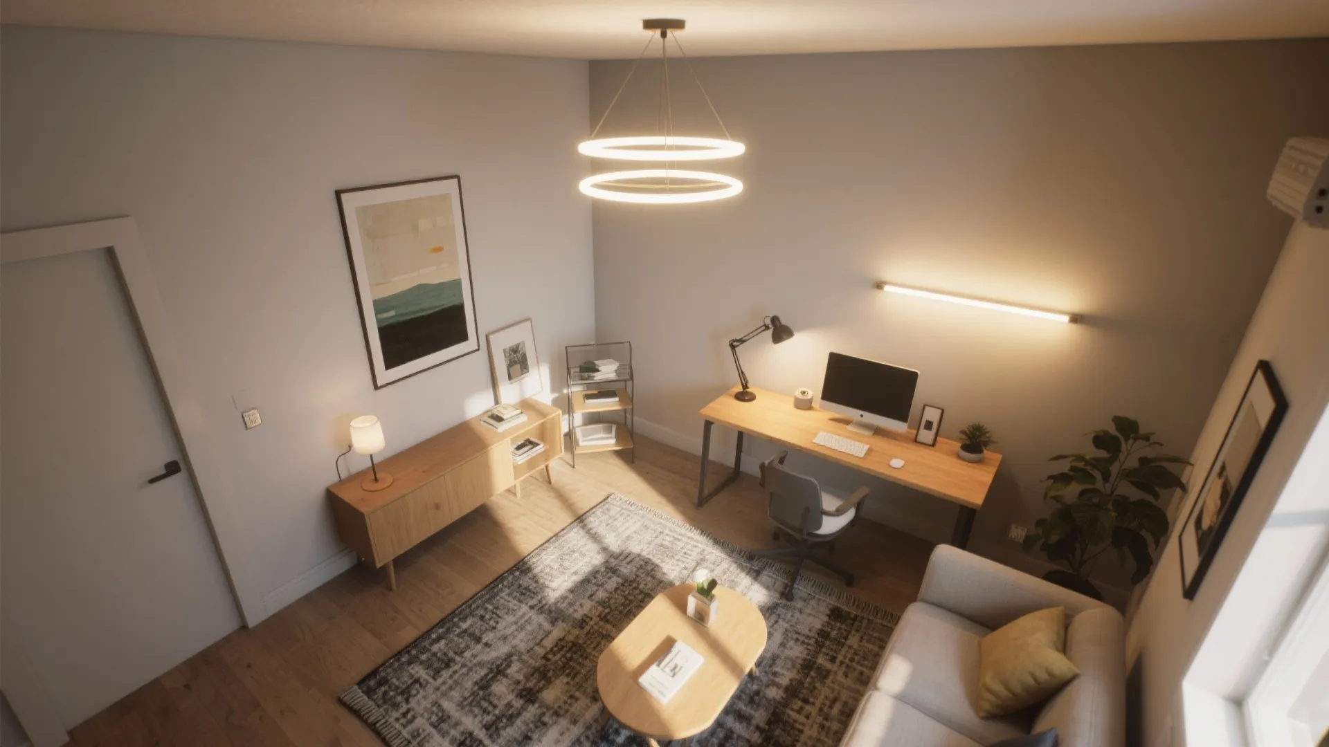 1. Layered lighting to add depth