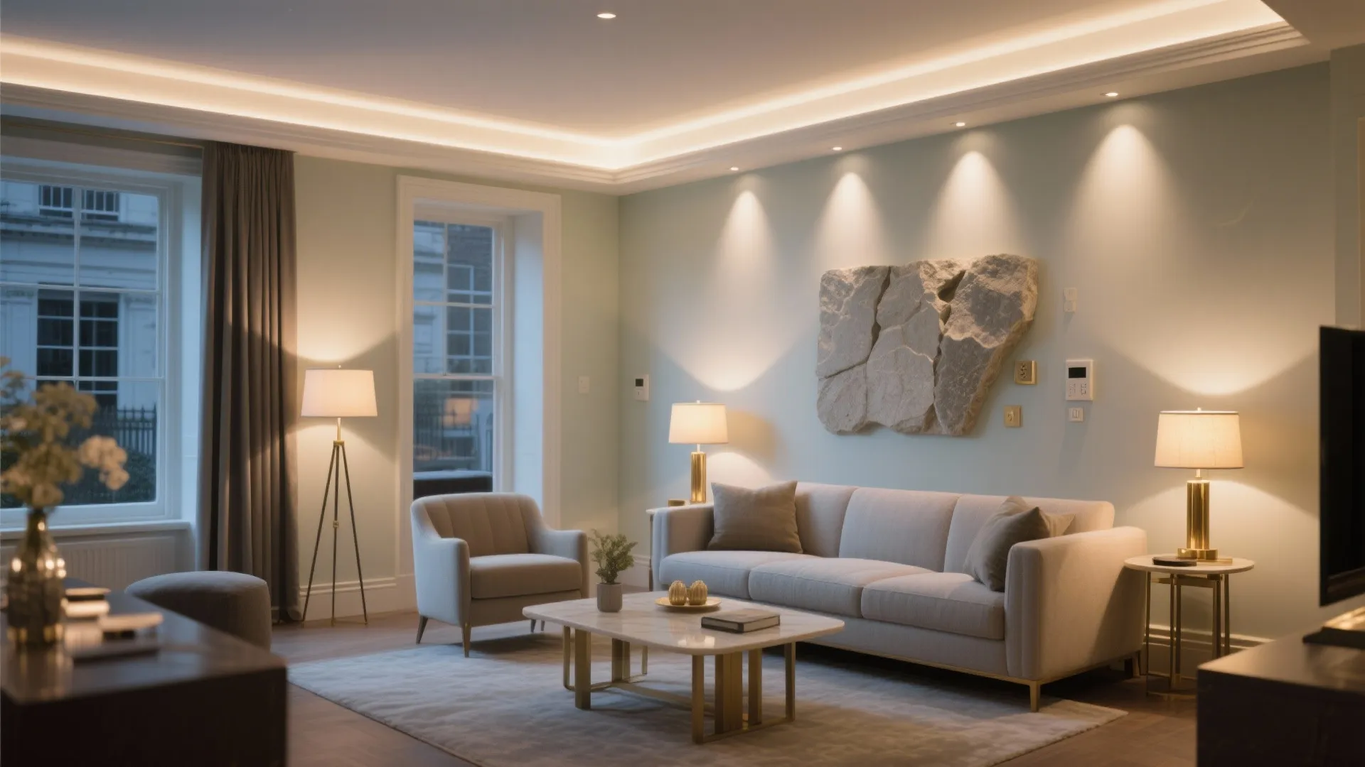 4) Layered Lighting with Hotel-Calibre Control