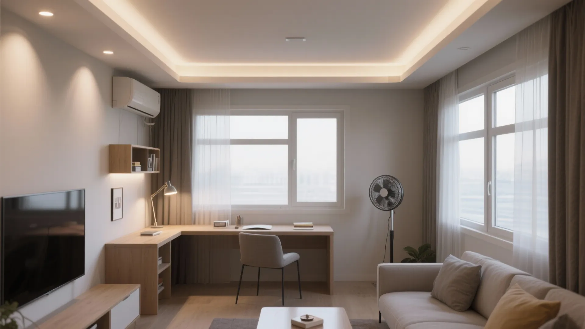 Light layering and smart ventilation