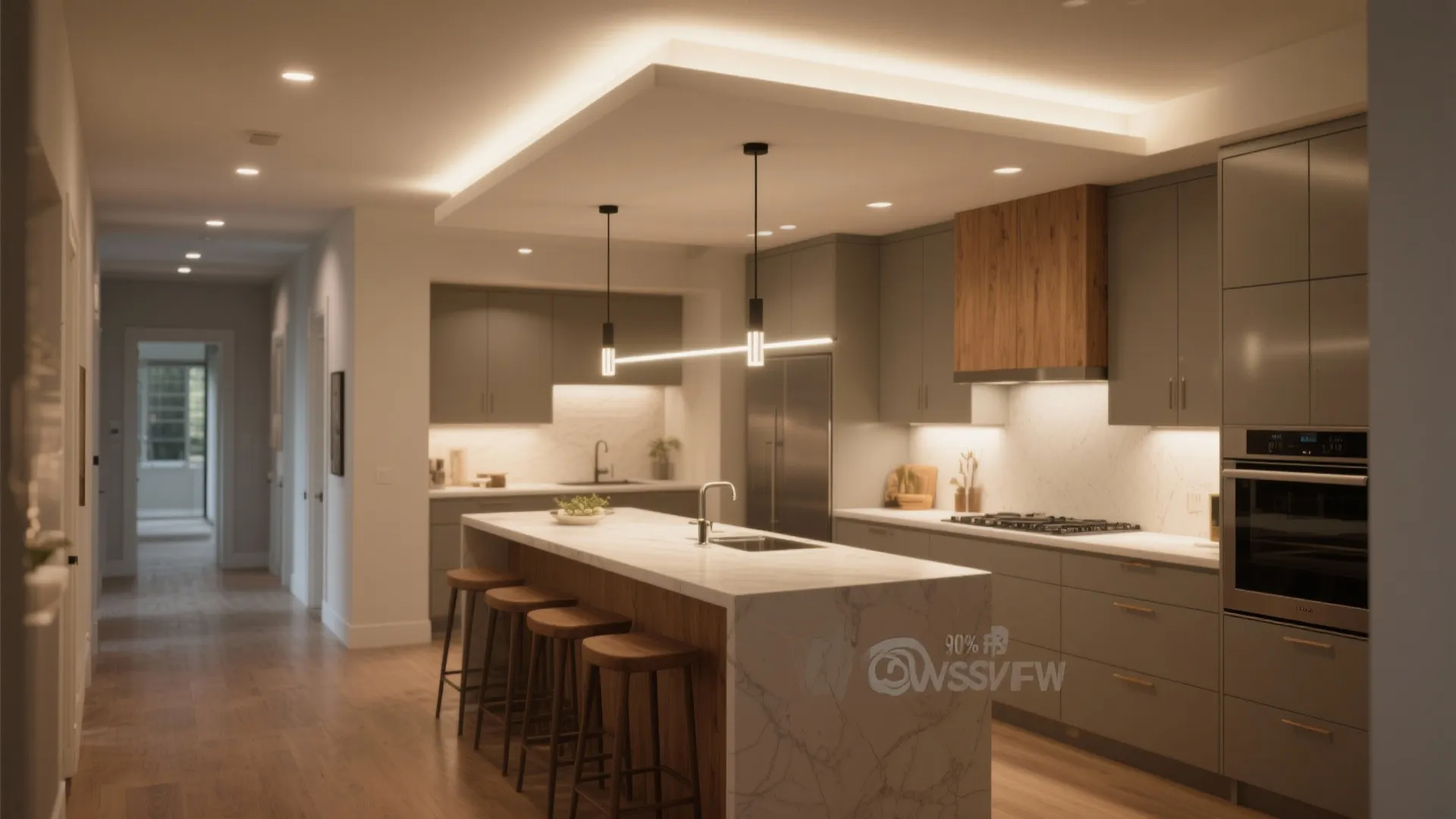 Layered Lighting for Zones and Mood