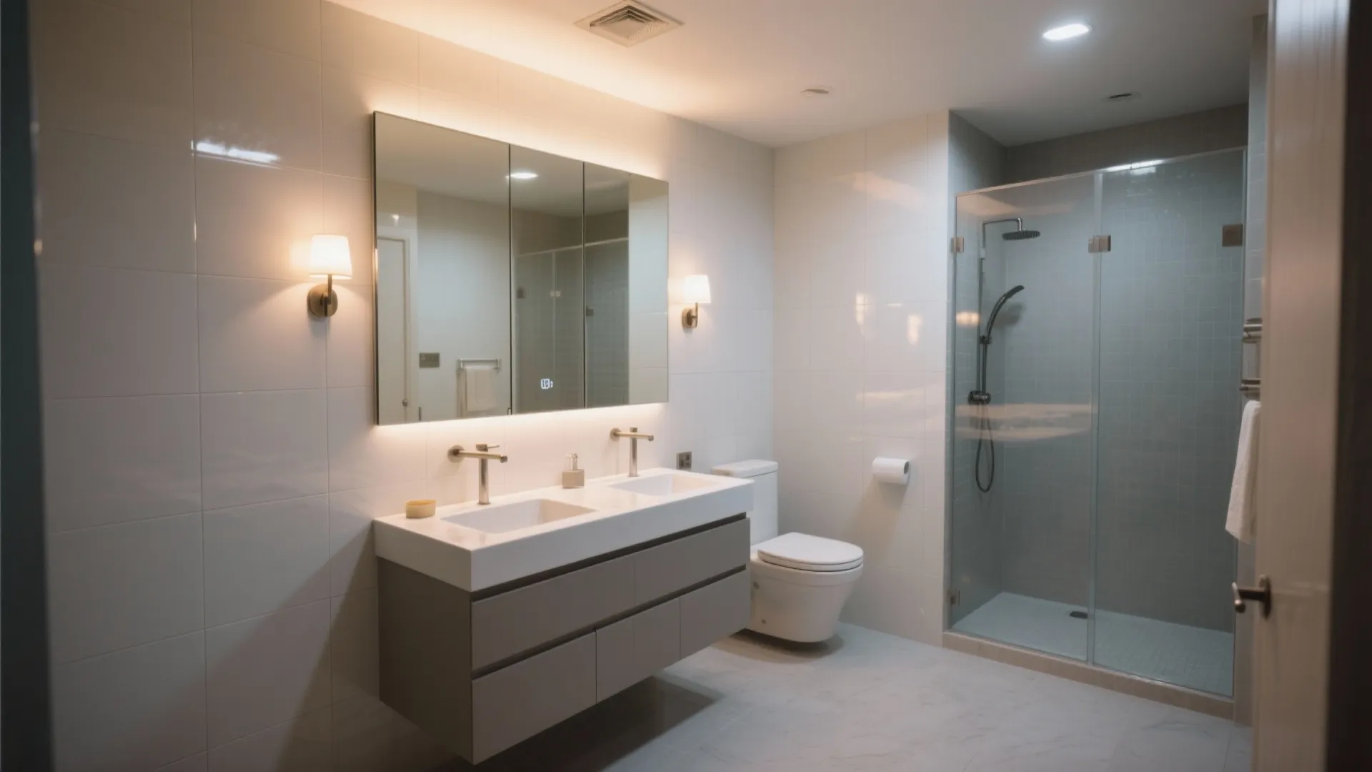 Light layering and high-reflectance finishes