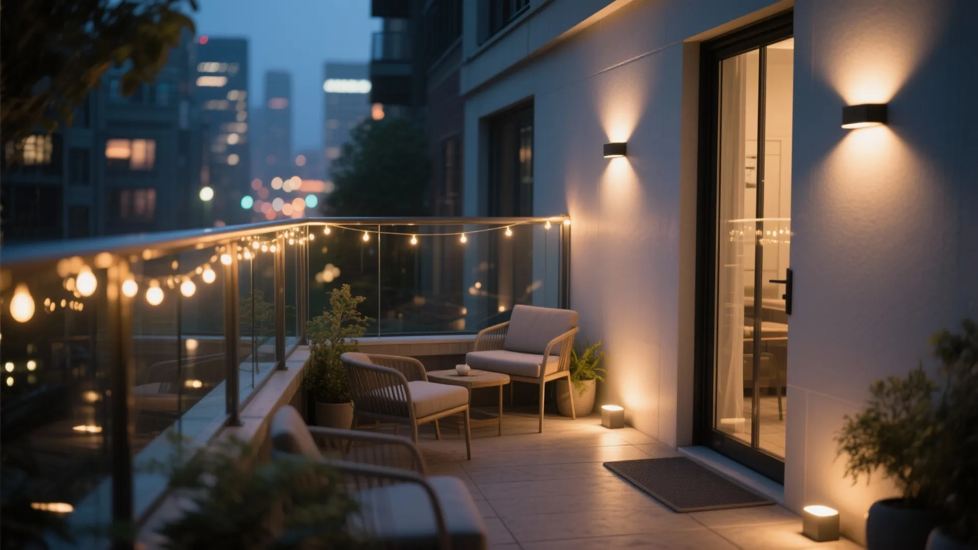 Layered lighting for mood and safety