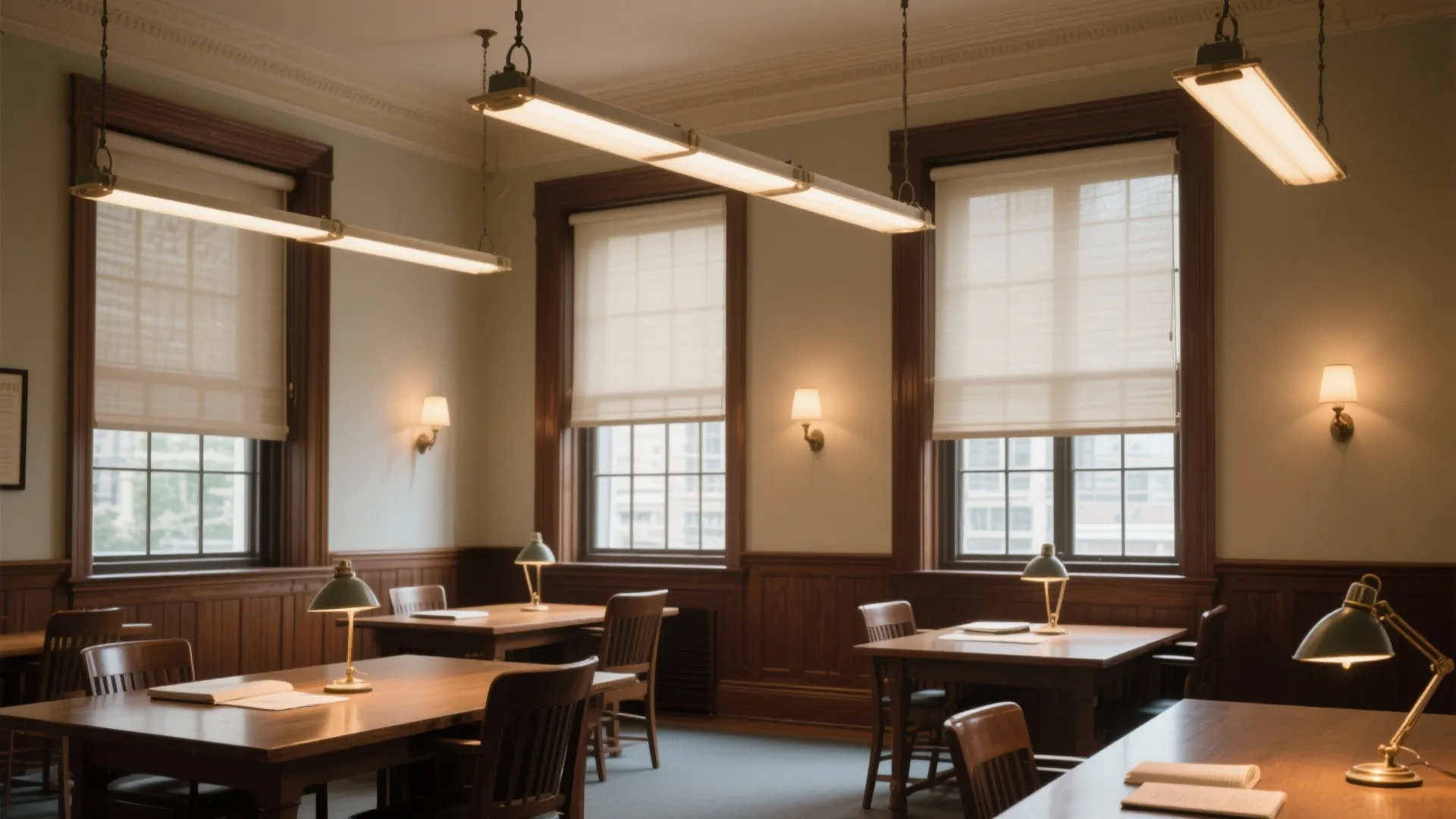 Layered lighting that respects heritage and reduces glare