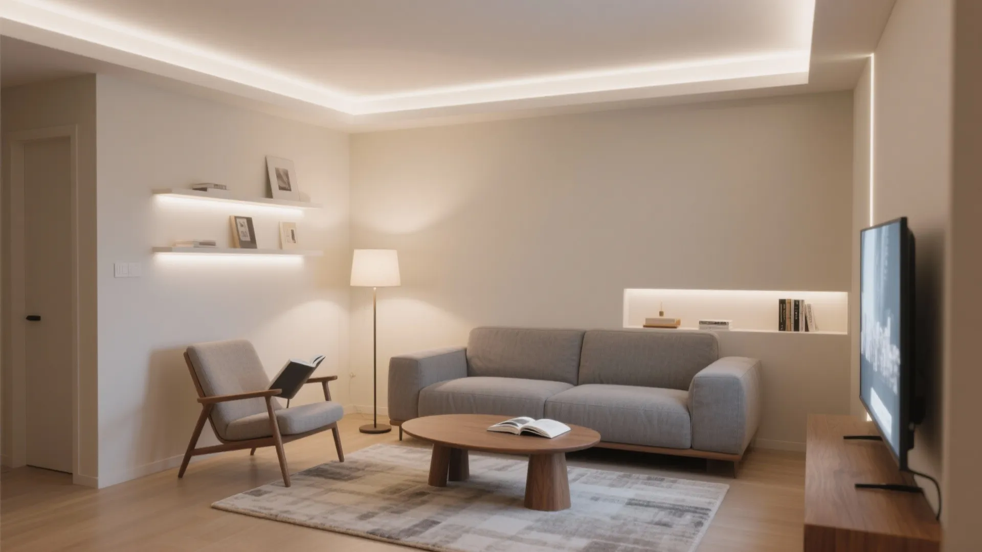 Layered Ambient + Task Lighting