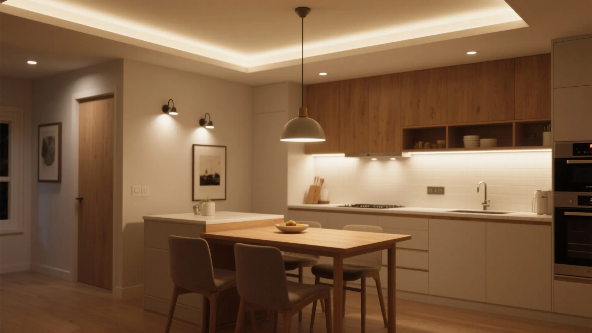 Layered Lighting and Smart Zones in Small Plans