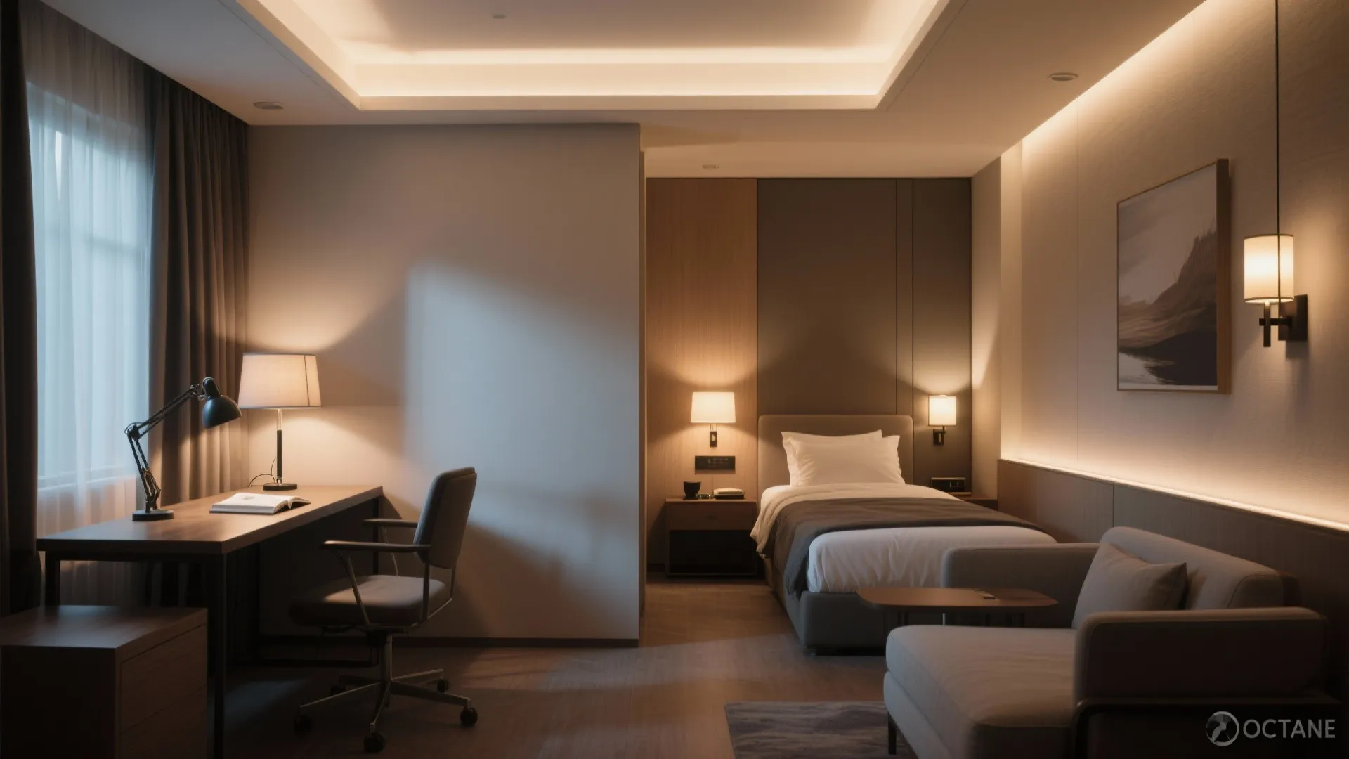 4. Layered Lighting to Define Spaces