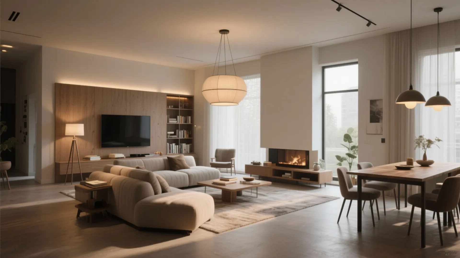 1. Layered lighting with zones