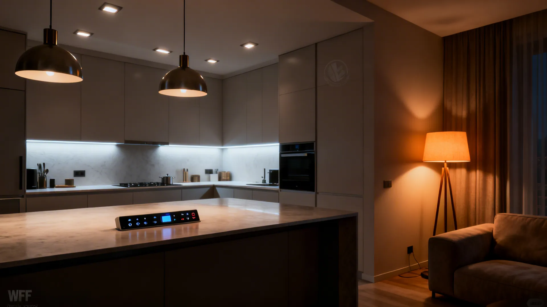 3. Let lighting define zones